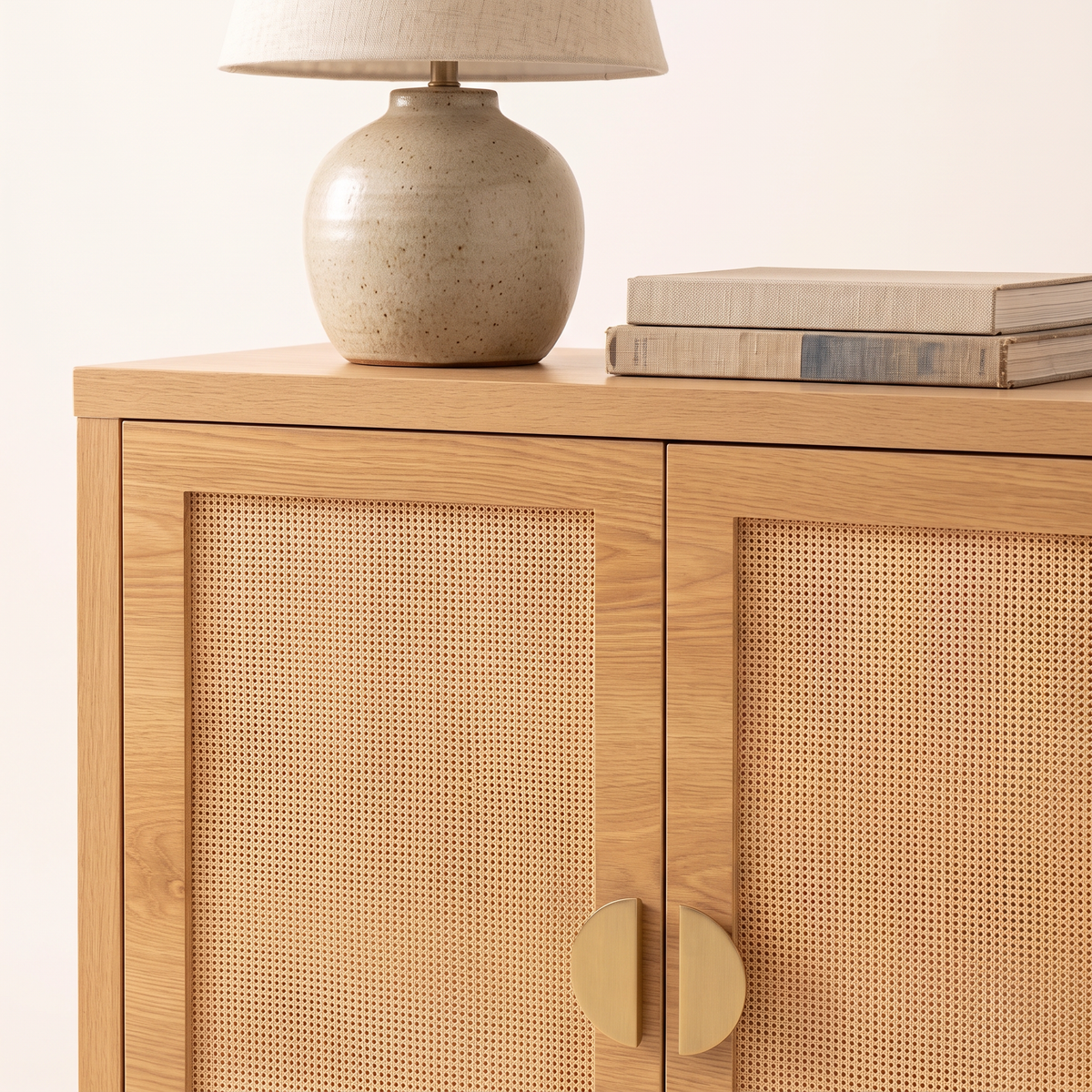 Low Cabinet #25007, styled detail