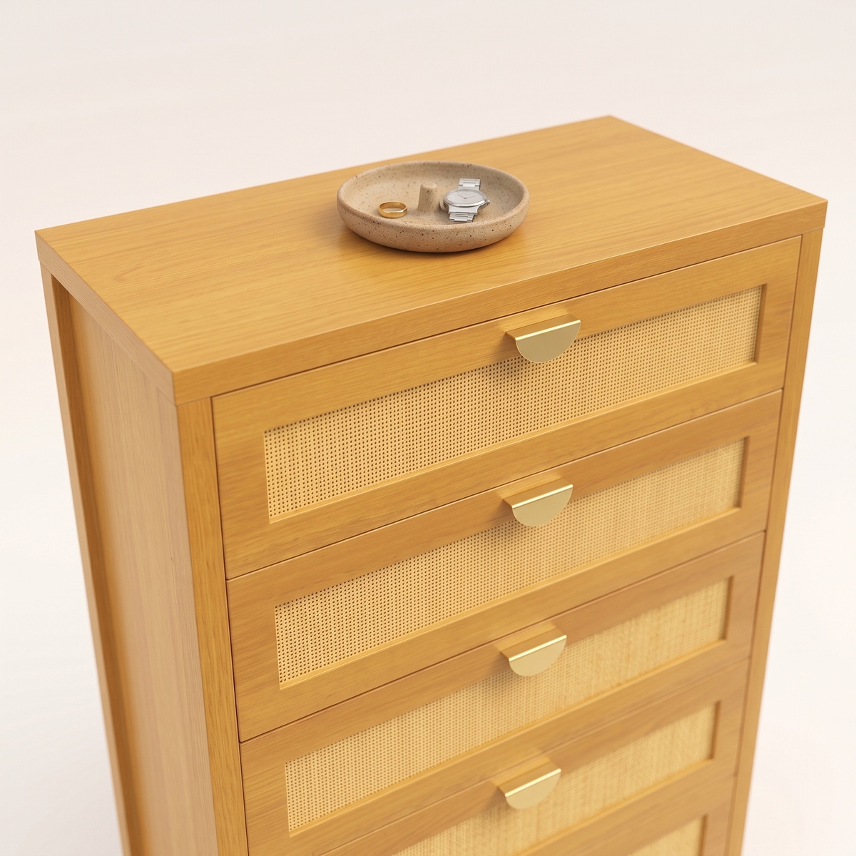 Chest of Drawers #25002, styled detail