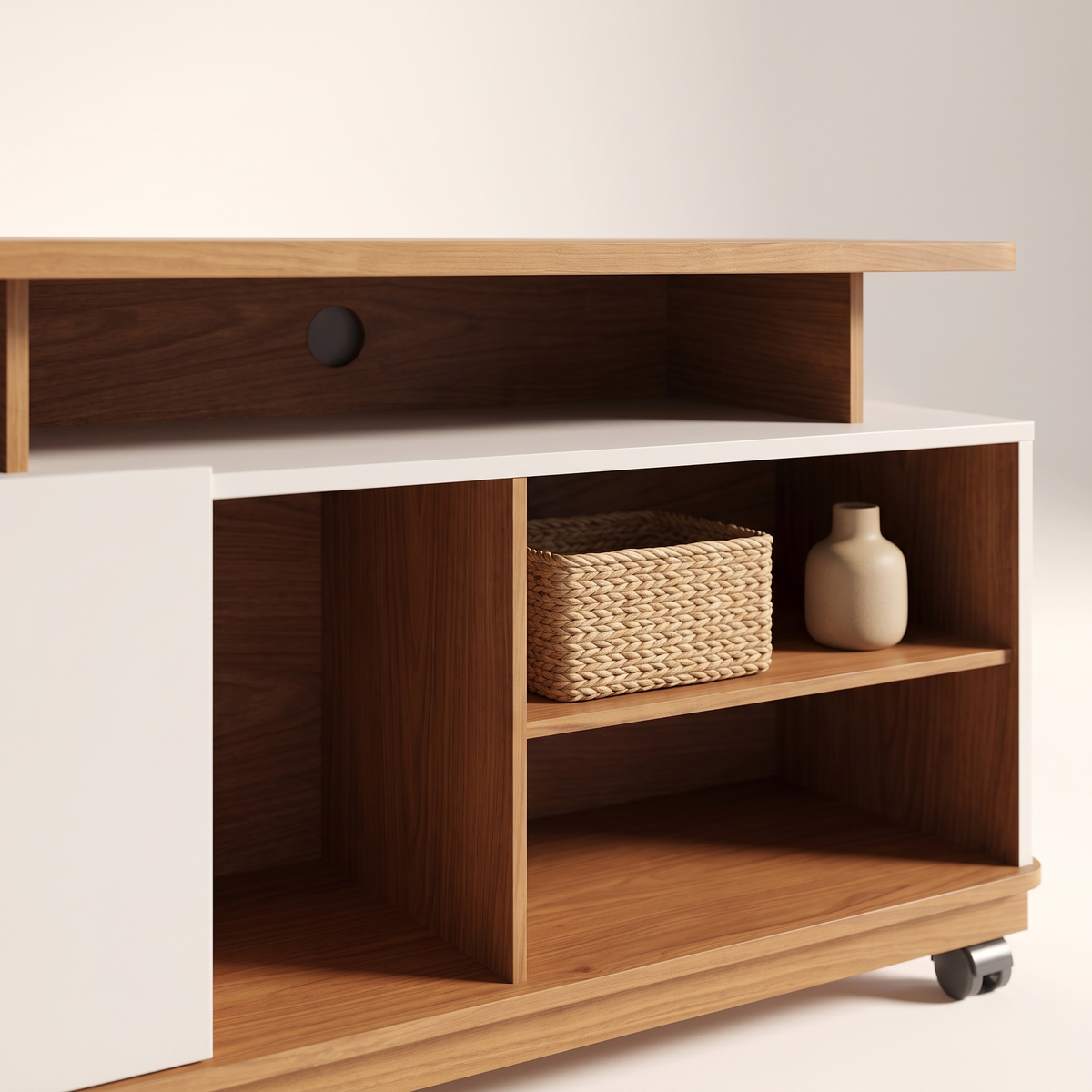 Jurere TV Stand, styled detail
