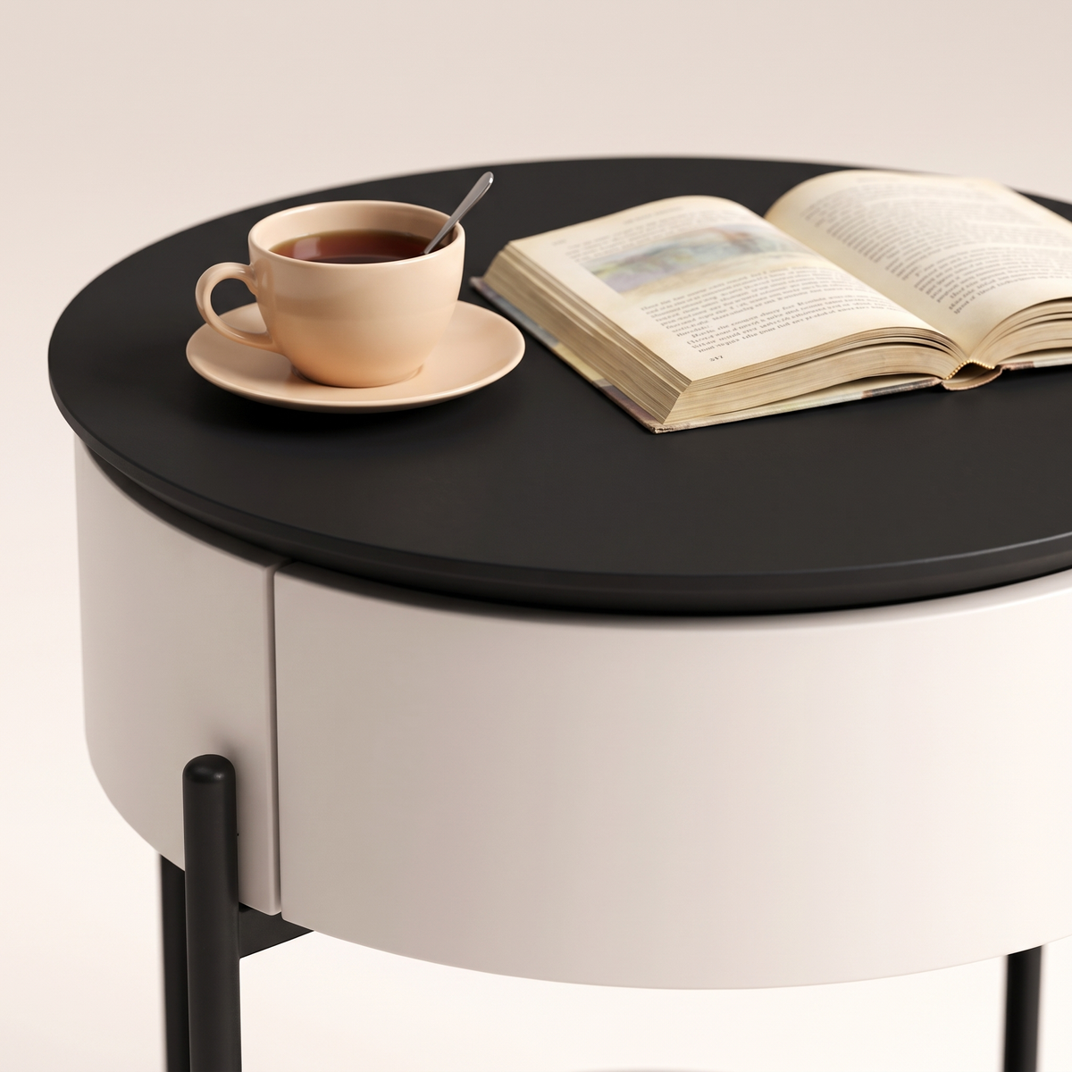 Nightstand #1903, styled detail