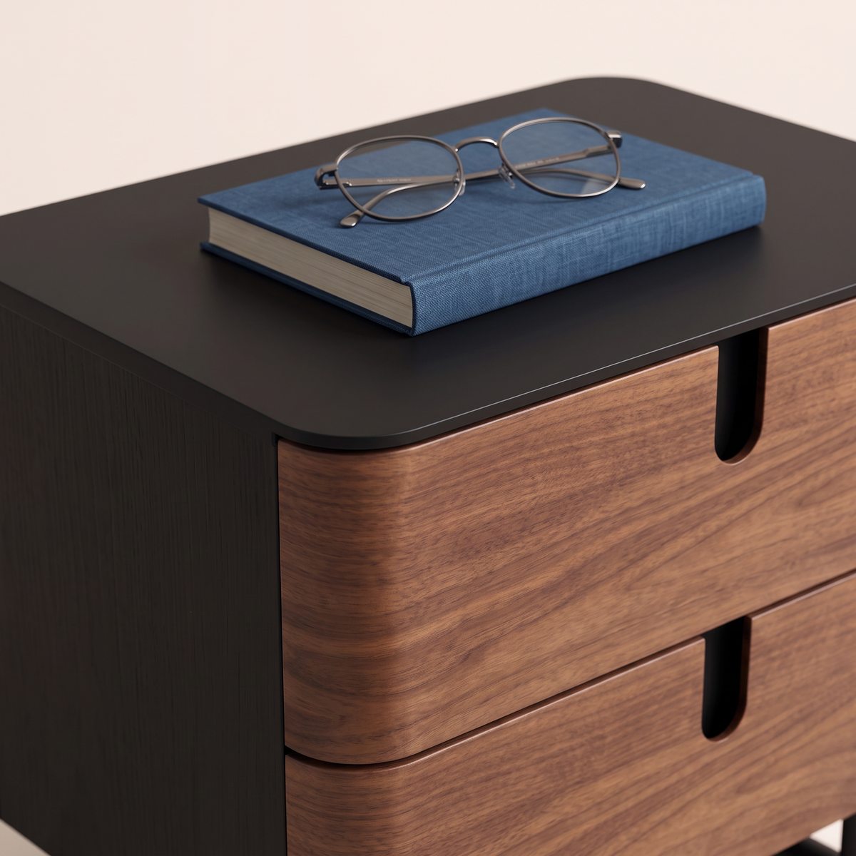 Nightstand #CB-0423A, styled detail