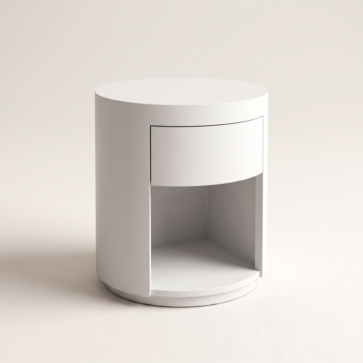 White Nightstand #212, studio view