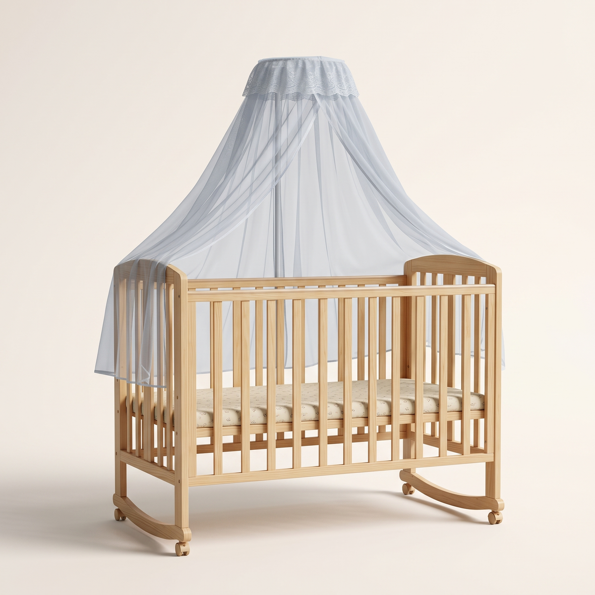 Foldable Baby Crib #9882Y, studio view