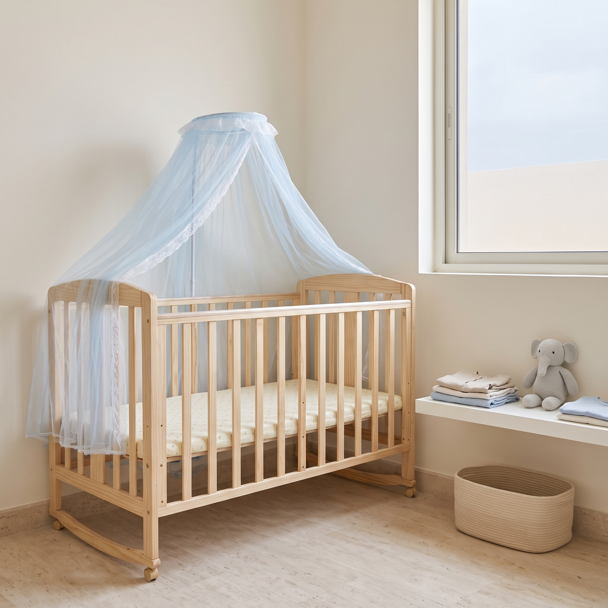 Foldable Baby Crib #9882Y, second room view