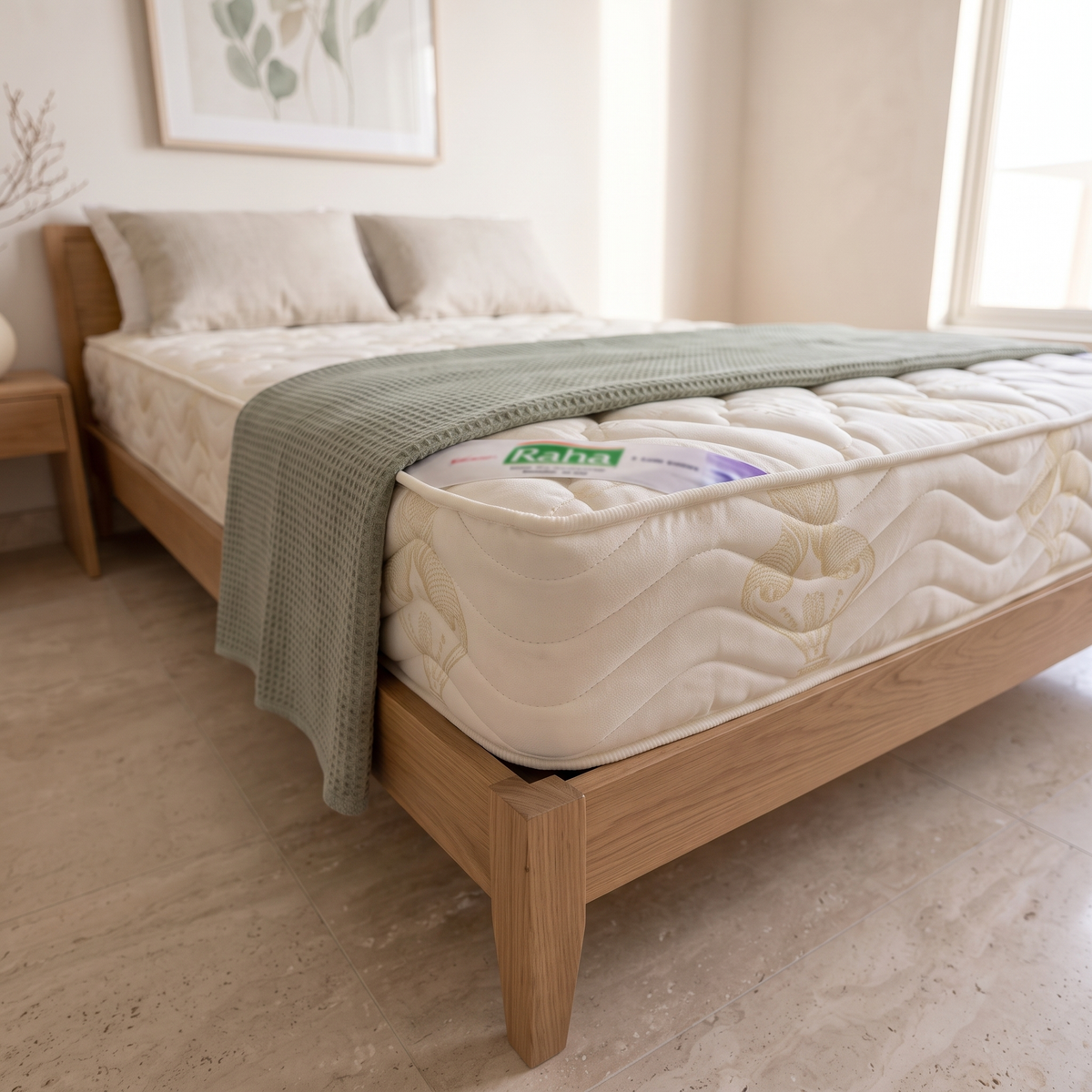 Raha Regular 3 Star Mattress 200x180, close view