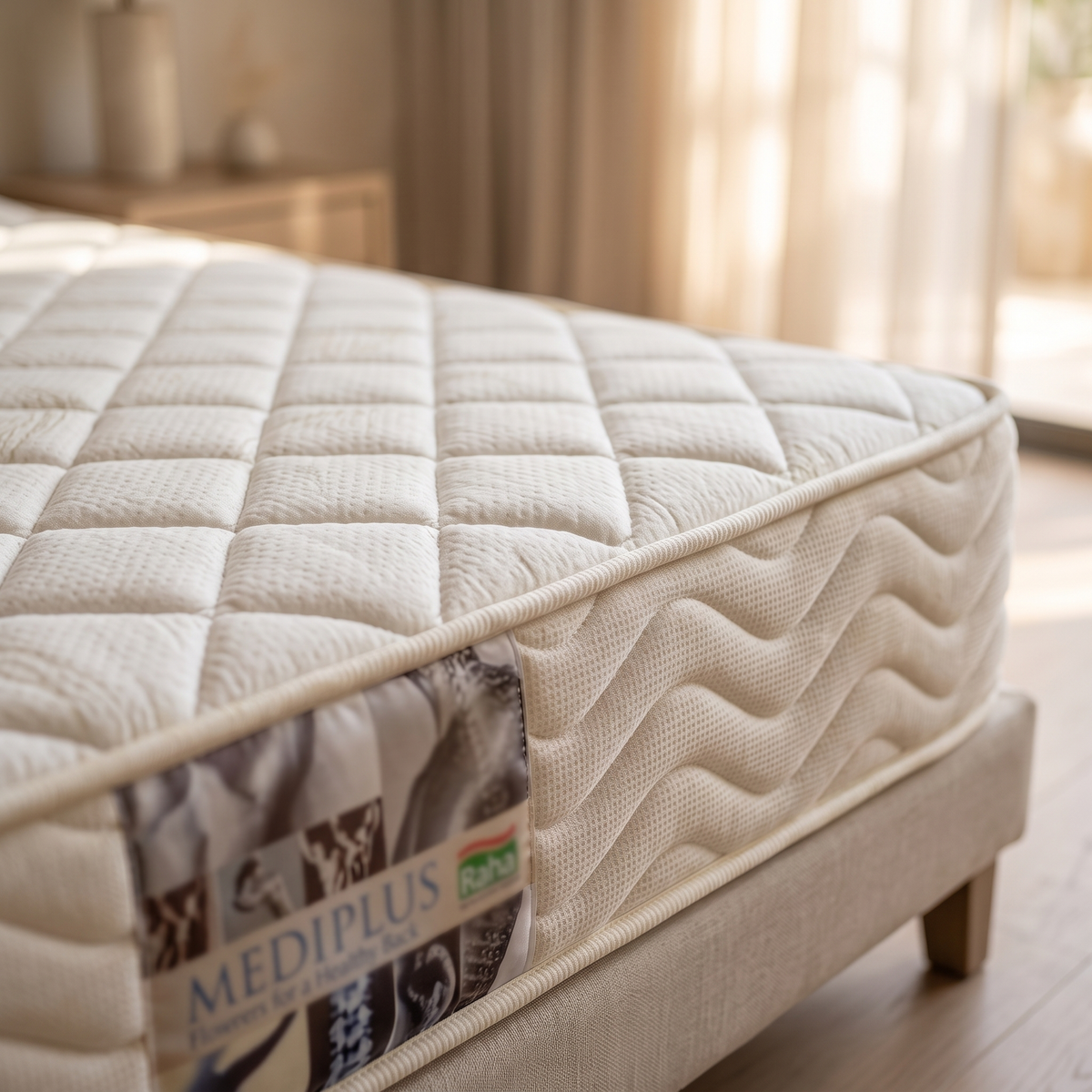 Raha Mediplus Mattress 200x180, close view