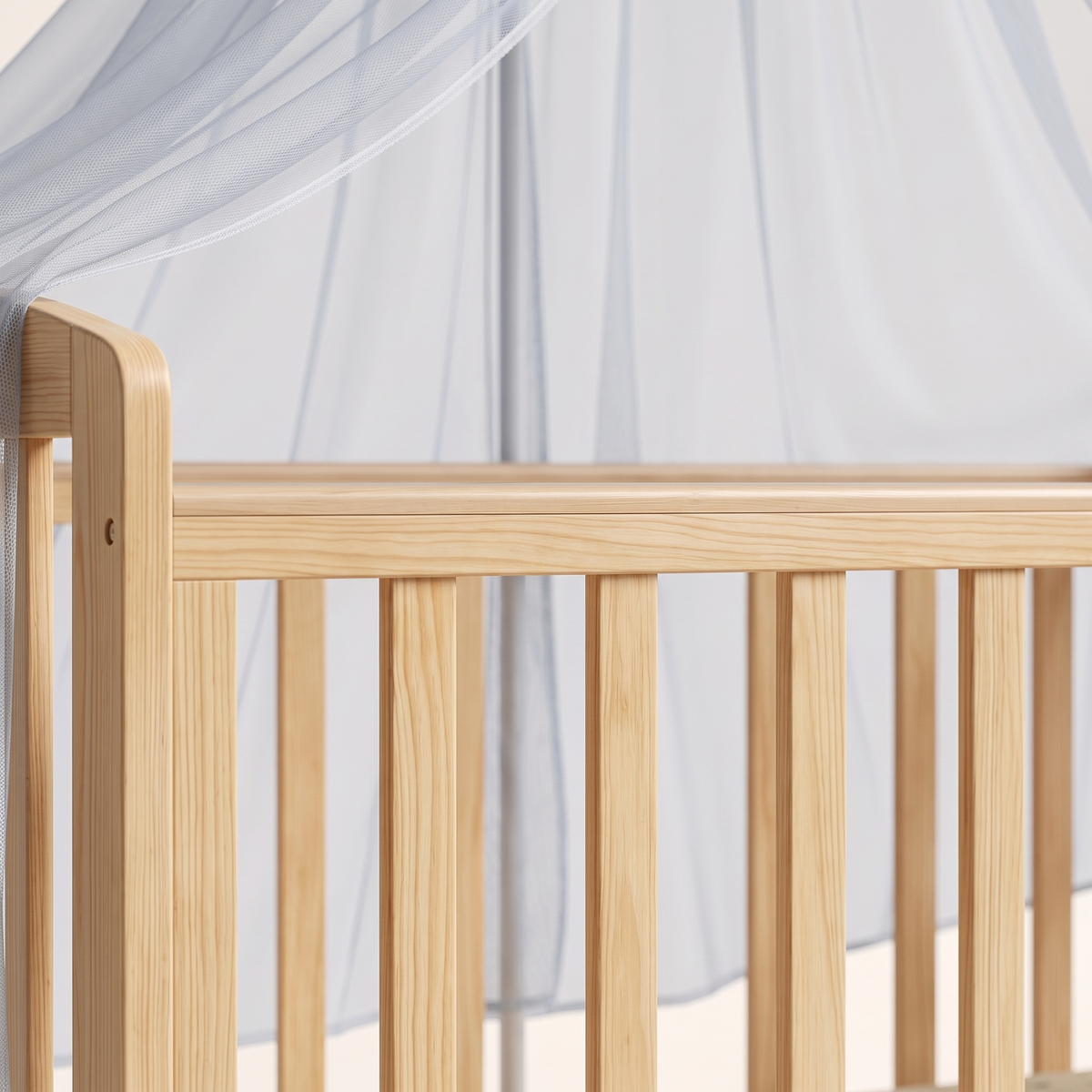 Foldable Baby Crib #9882Y, material detail