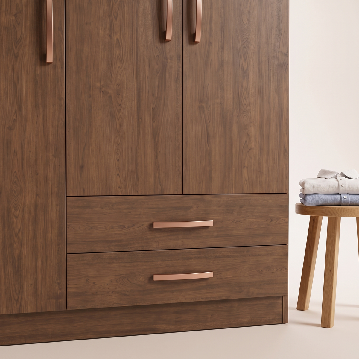 Doripel Treviso 3 Door Wardrobe, styled detail