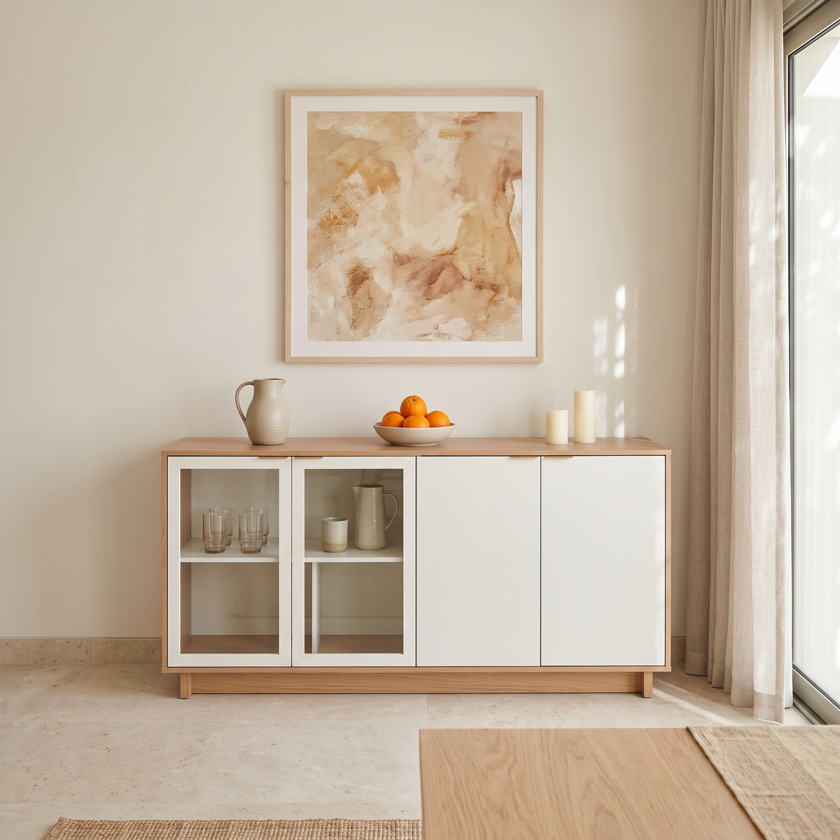 Vitoria Buffet Sideboard in a Muscat home