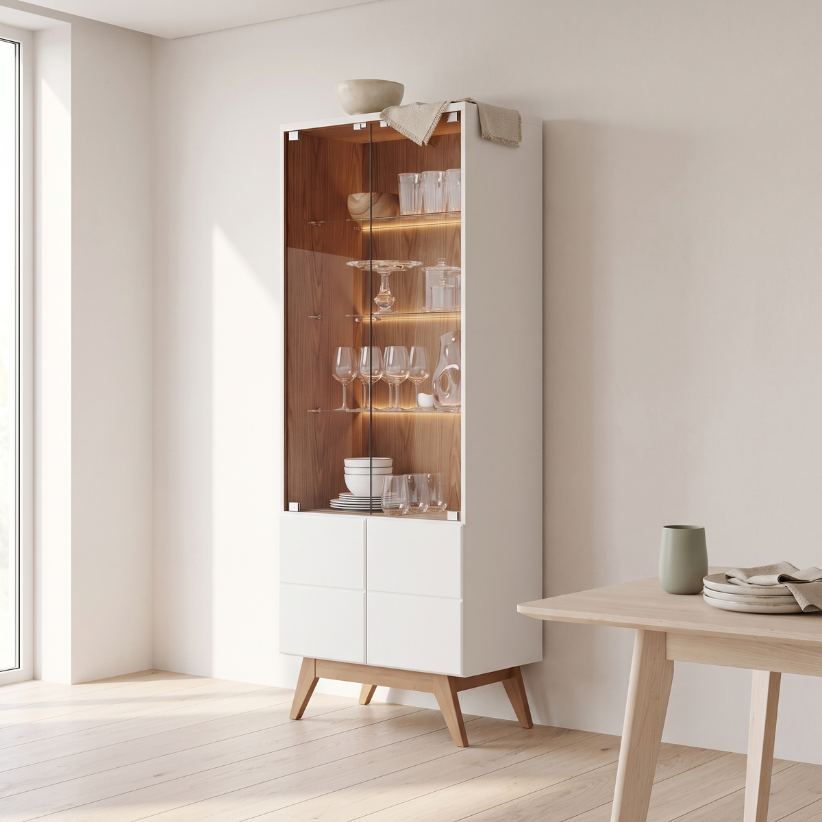 Noronha Display Cabinet in a Muscat home