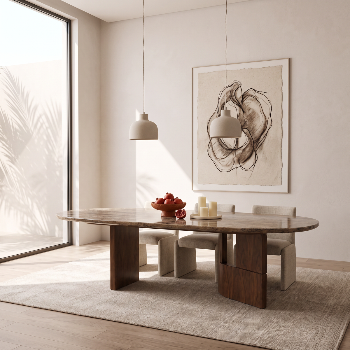 Dining Table #T-1009 in a Muscat home