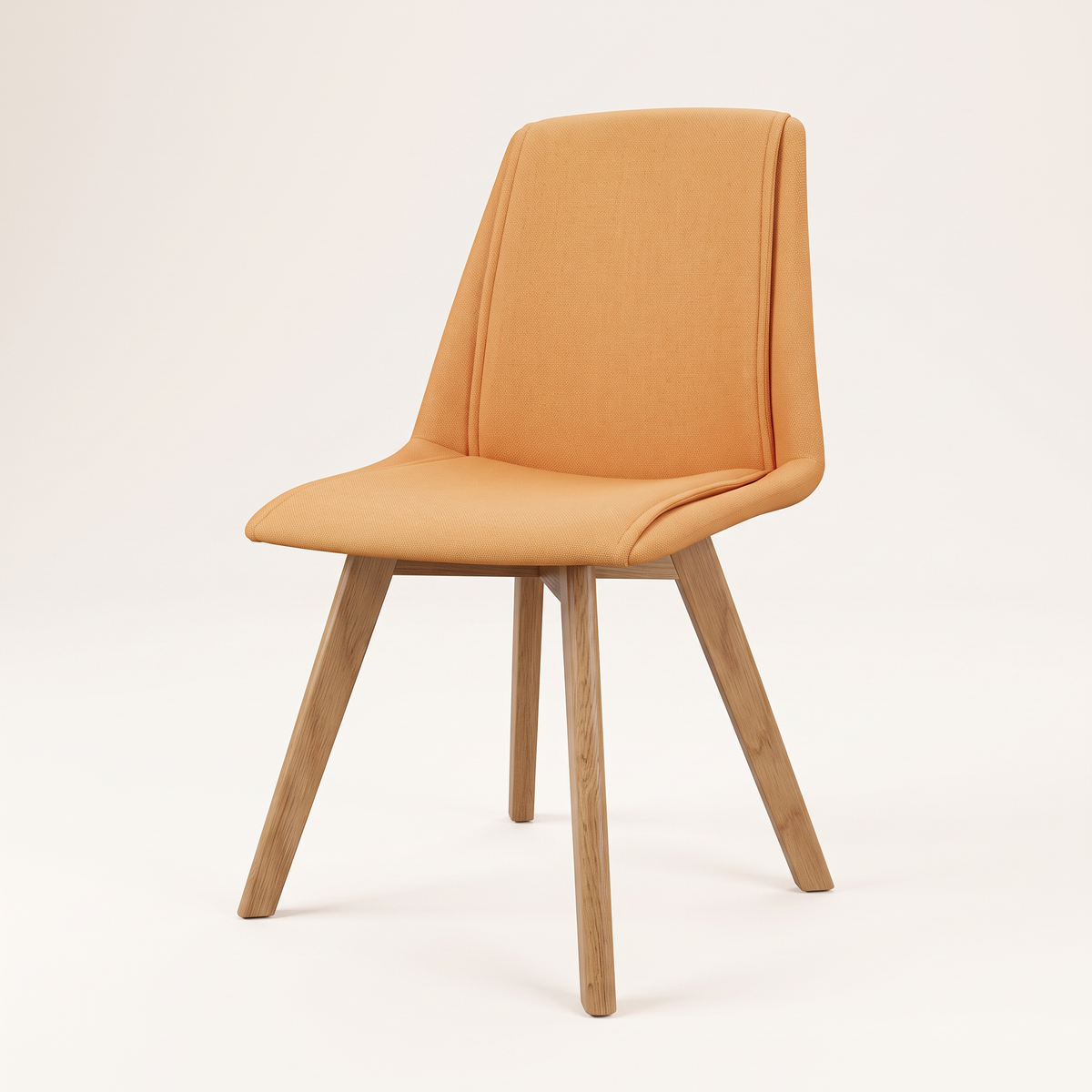 Mustard Dining Chair #K04-2A, studio view