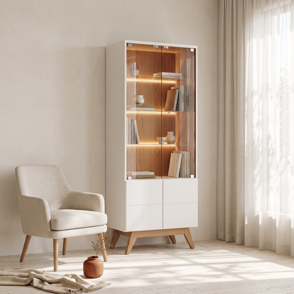 Noronha Display Cabinet, second room view