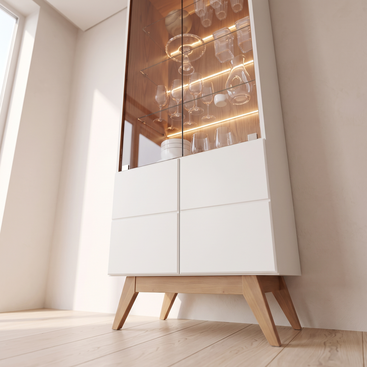 Noronha Display Cabinet, close view