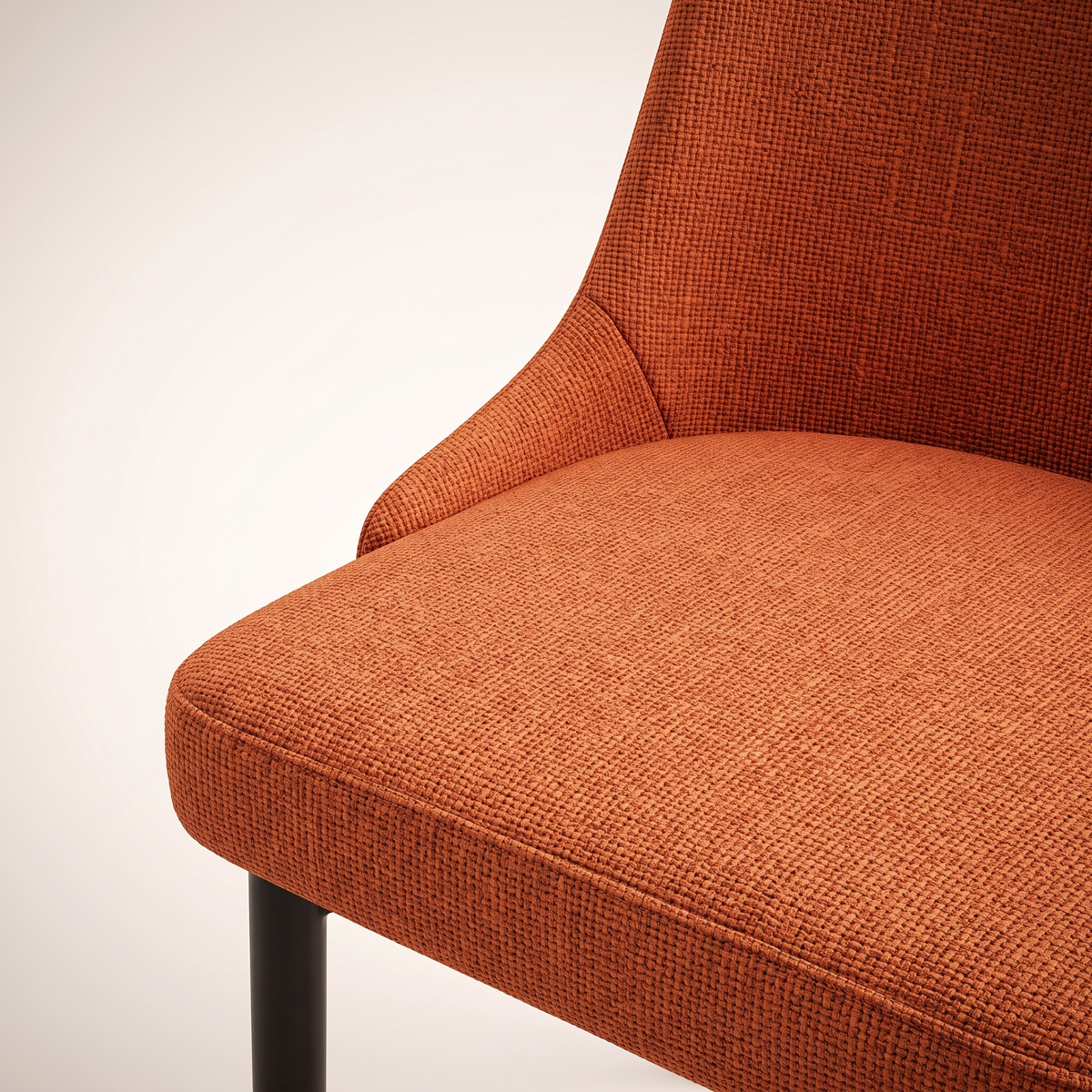 Orange Dining Chair #WY-C64, material detail