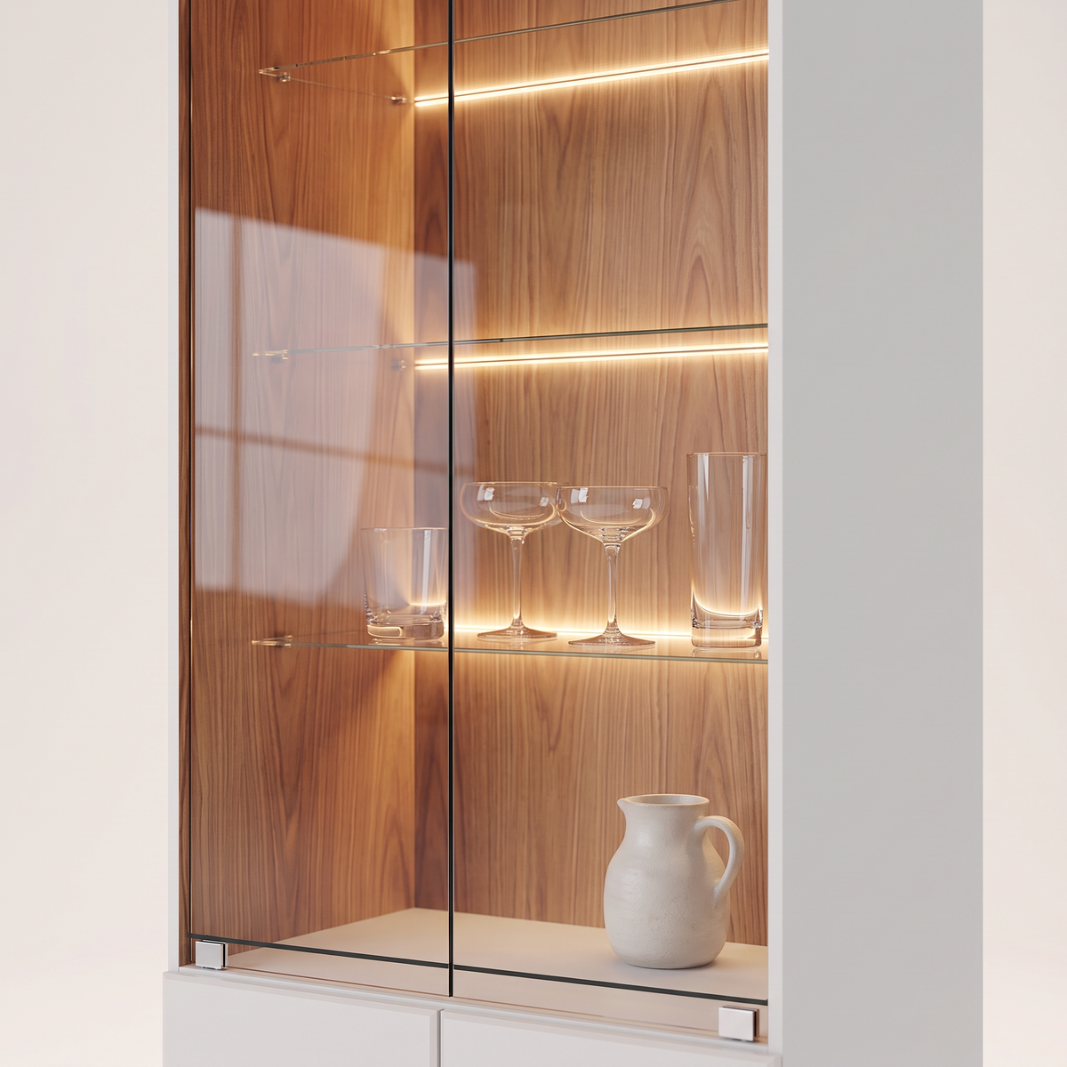 Noronha Display Cabinet, styled detail