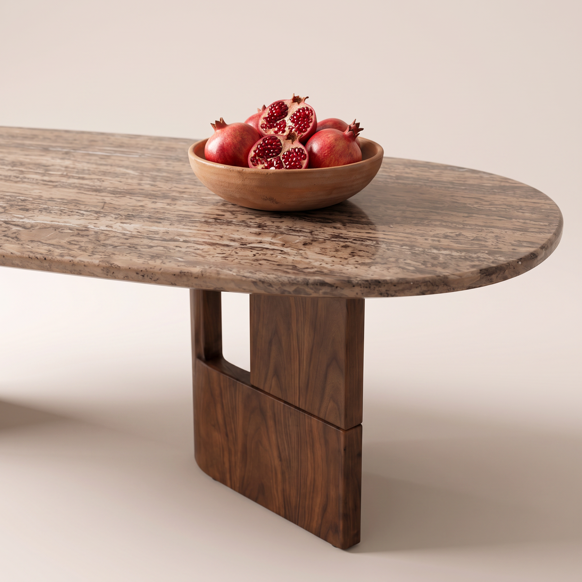 Dining Table #T-1009, styled detail