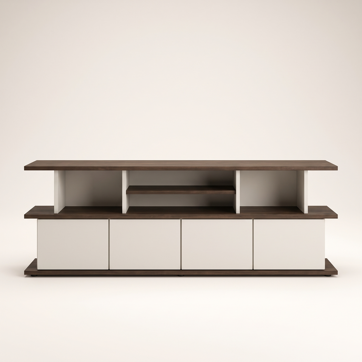 Low Cabinet Storage Credenza, studio view