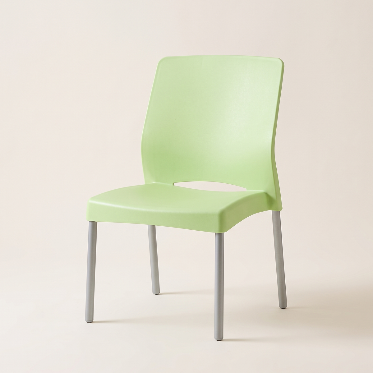 Pistachio Visitor Chair, studio view