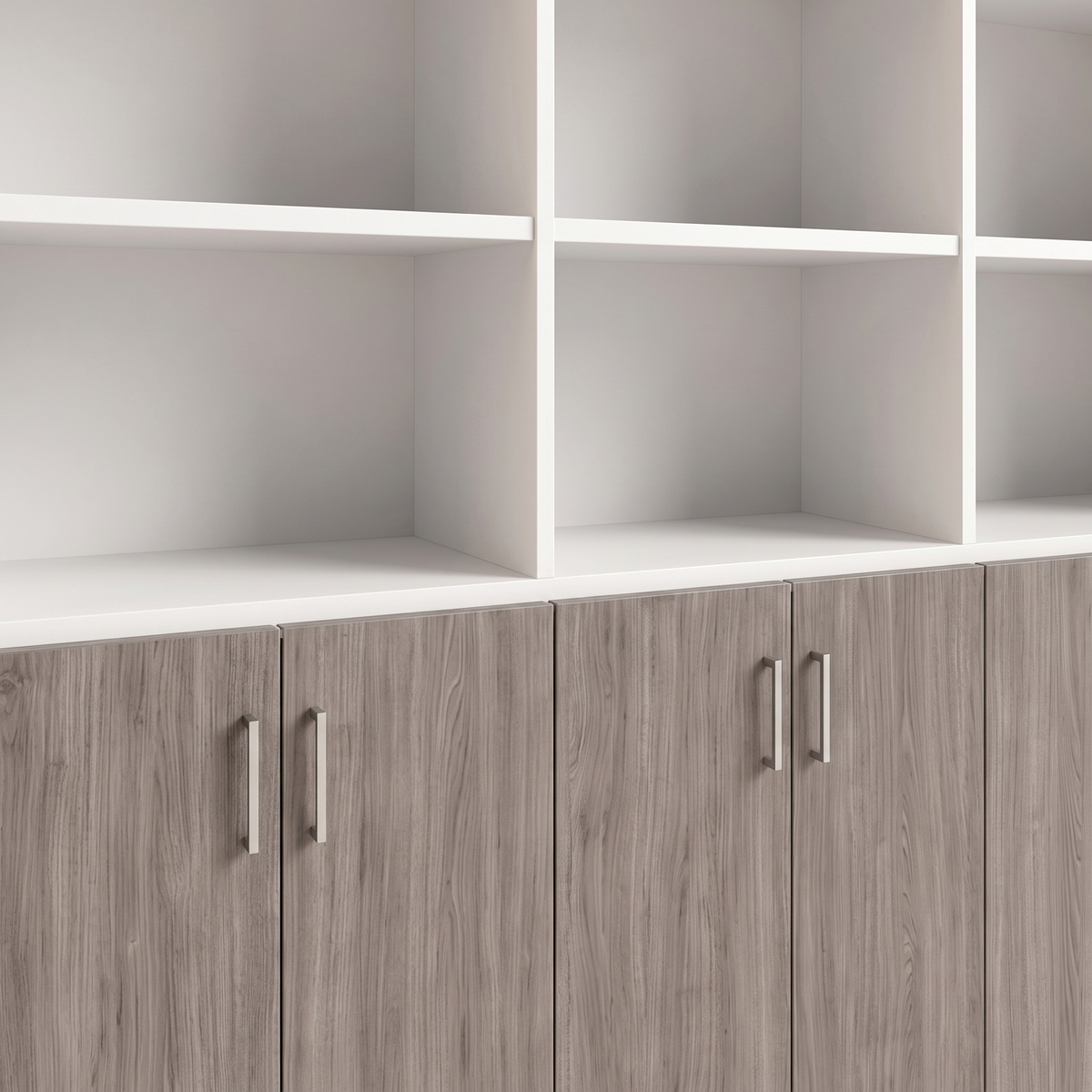 Executive Office Filing Cabinet with Shelves, material detail