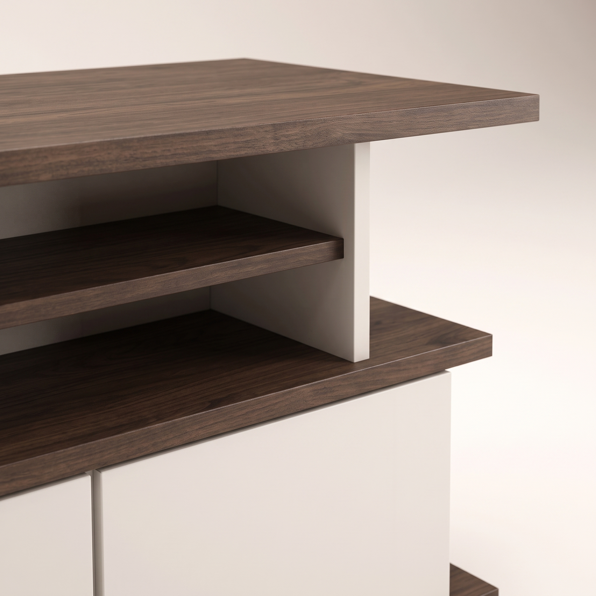 Low Cabinet Storage Credenza, material detail