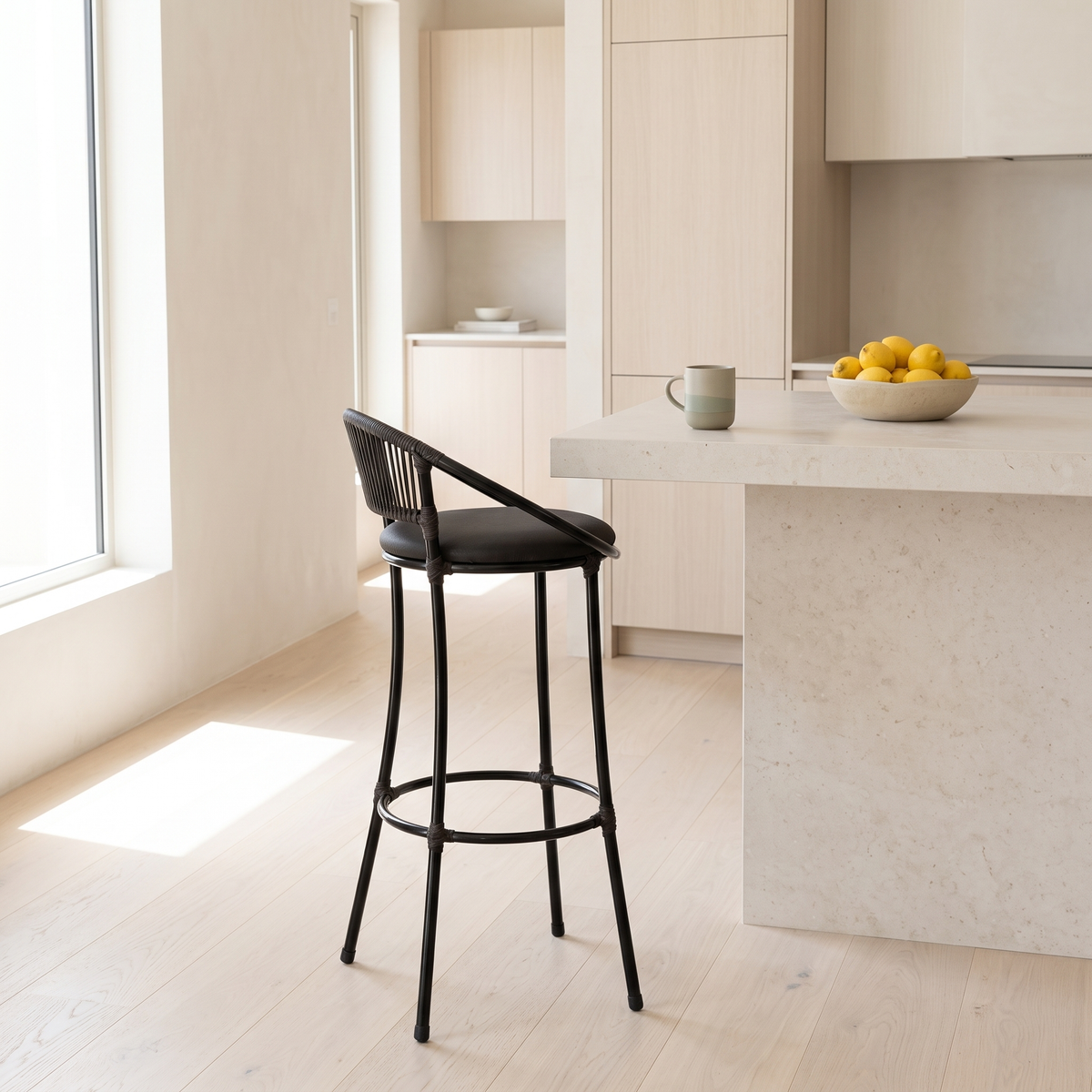 Famais Havai High Stool in a Muscat home
