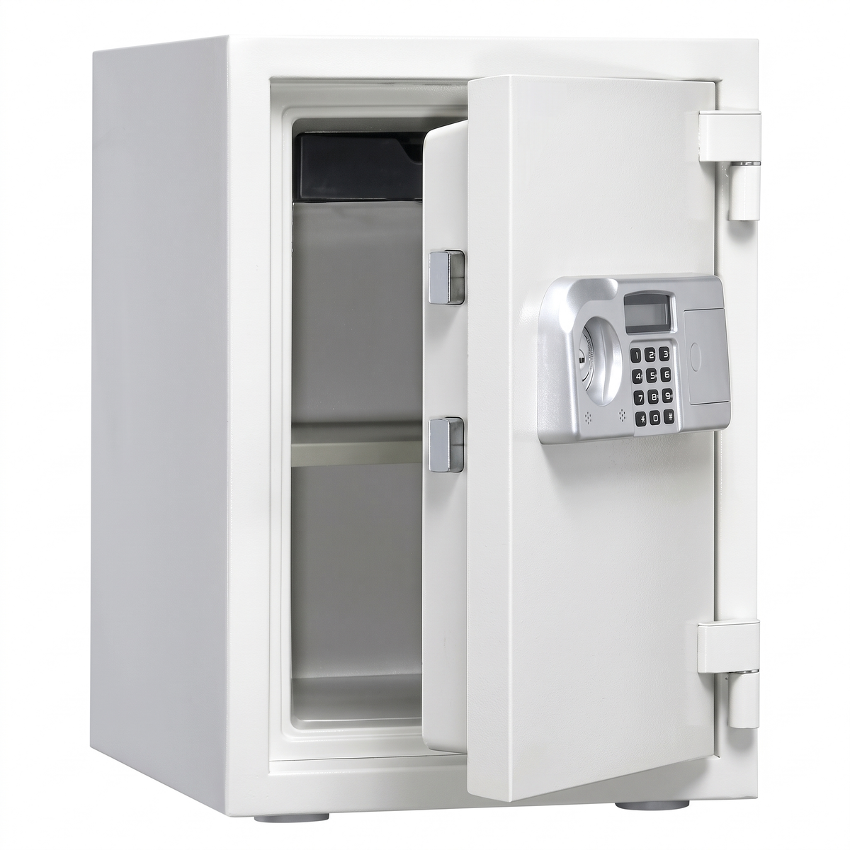Uchida White Security Safe #UBH-57VE, studio view