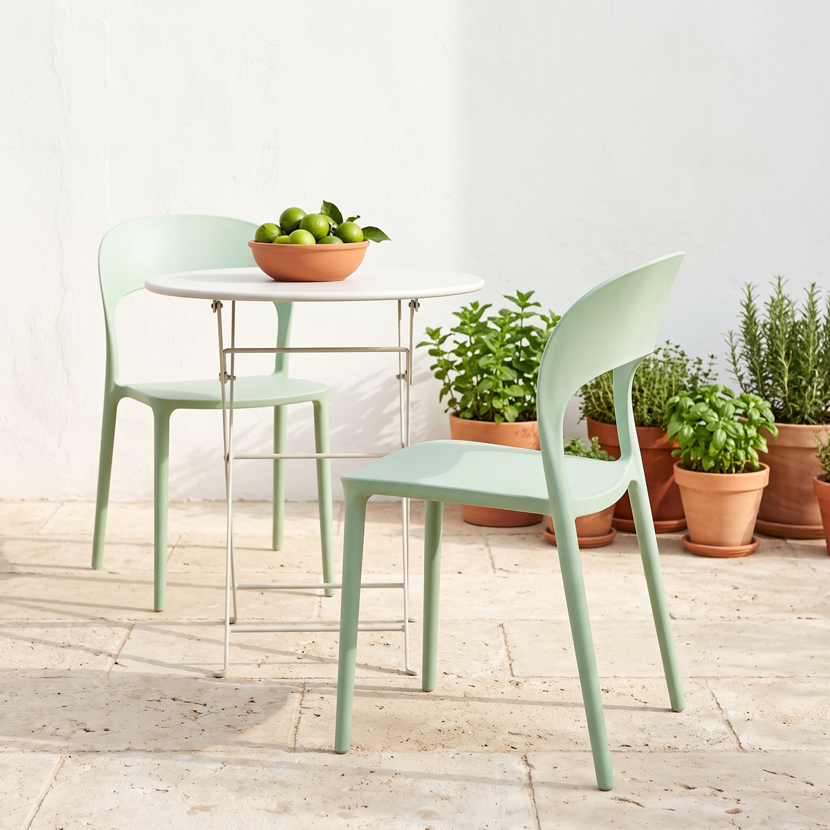 Green Garden Chair #8125, second room view