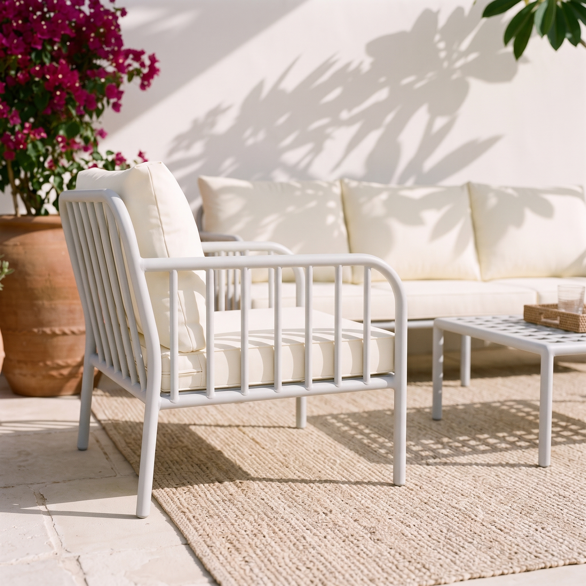 Garden Sofa Set #SL-6002-3, close view
