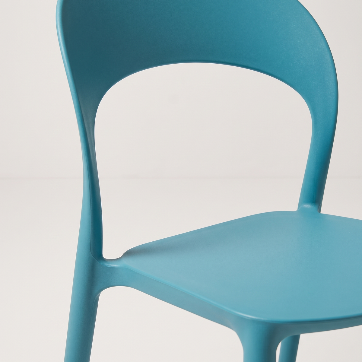 Teal Blue Garden Chair #8125, material detail