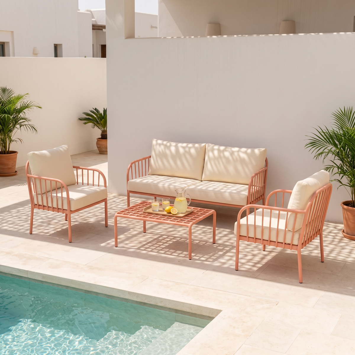 Garden Sofa Set #SL-6002 in a Muscat home
