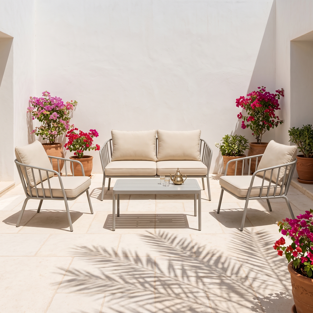 Garden Sofa Set #SL-6001 in a Muscat home