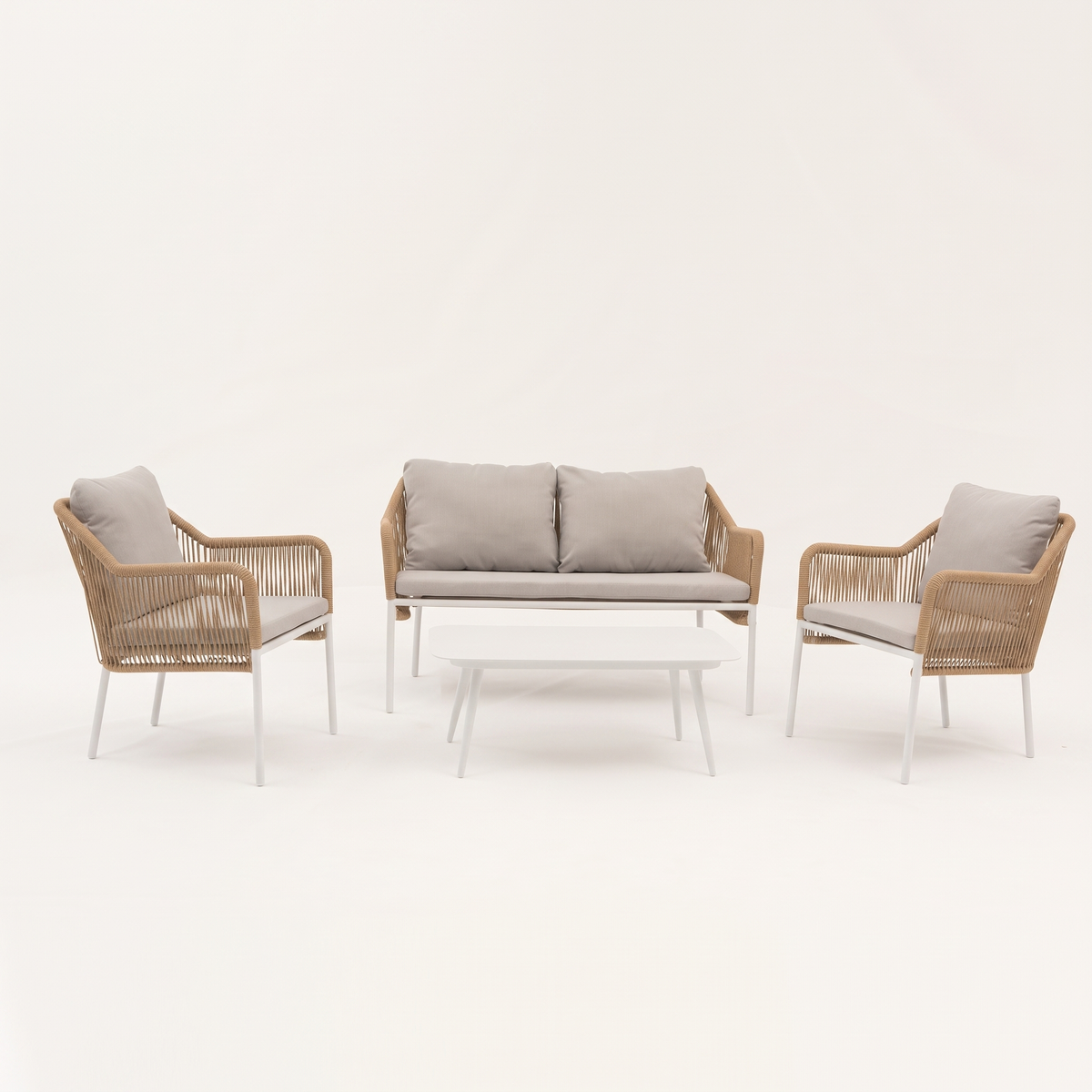 Duiven Garden Sofa Set #D61020-4, studio view
