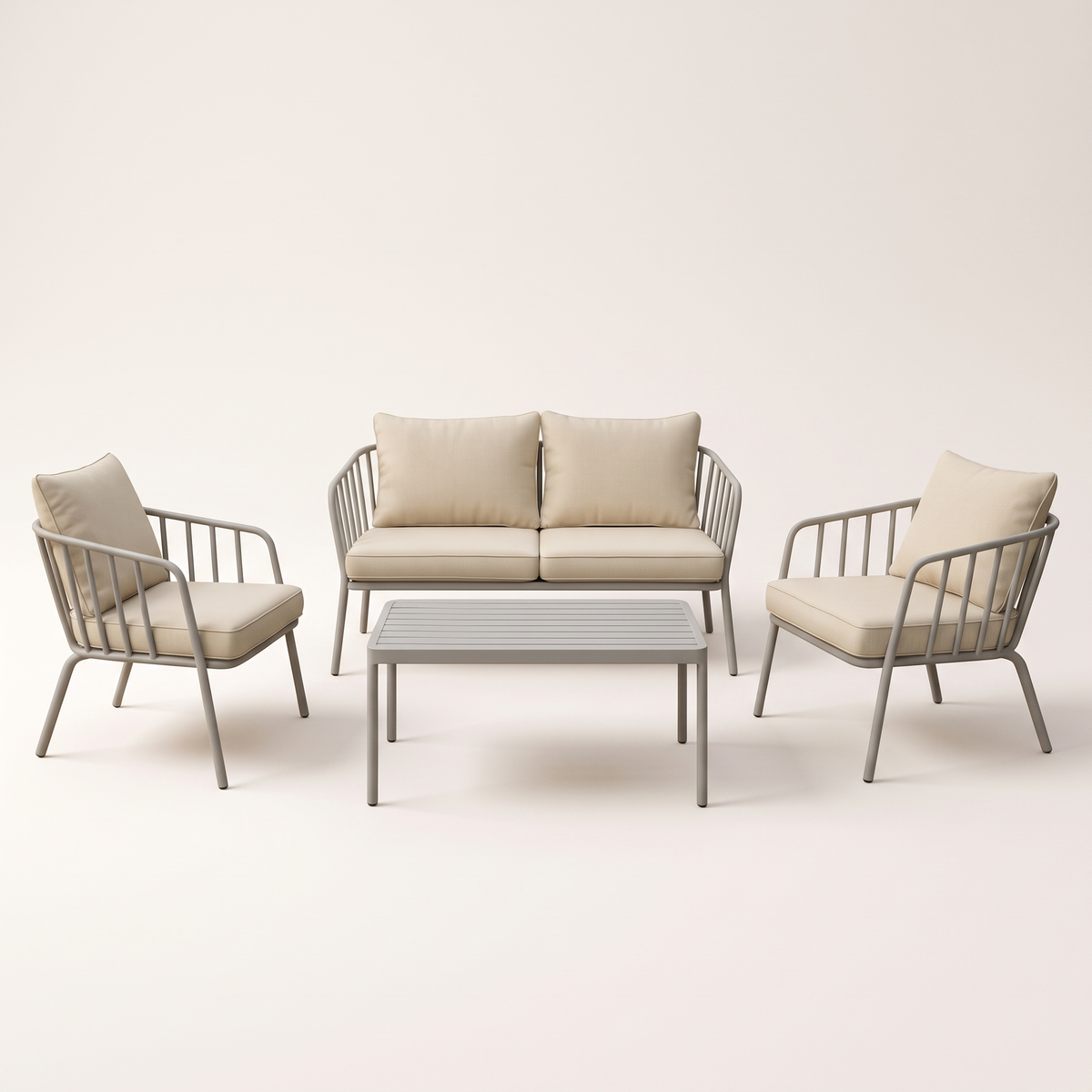 Garden Sofa Set #SL-6001, studio view