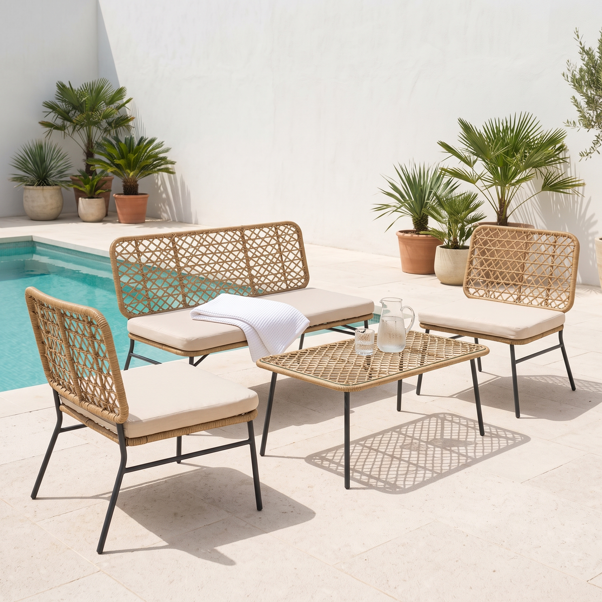 Garden Sofa Set #JHS287, second room view