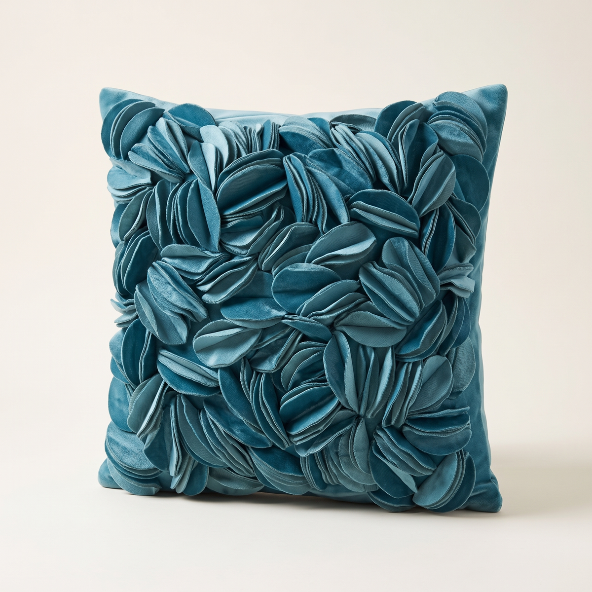 Luxury Textured Decorative Cushion Cover, studio view
