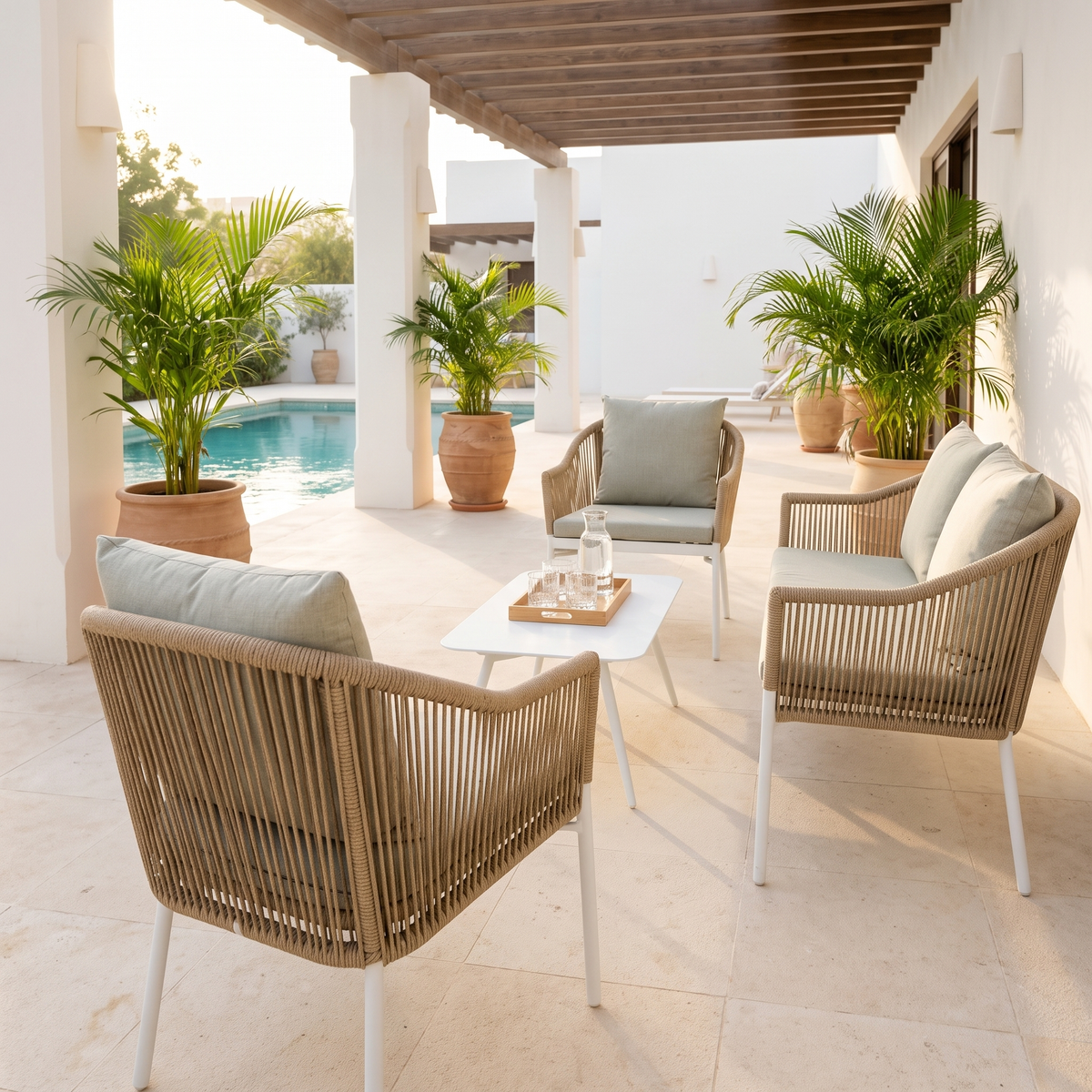 Luckow Garden Sofa Set #D60002-4, second room view