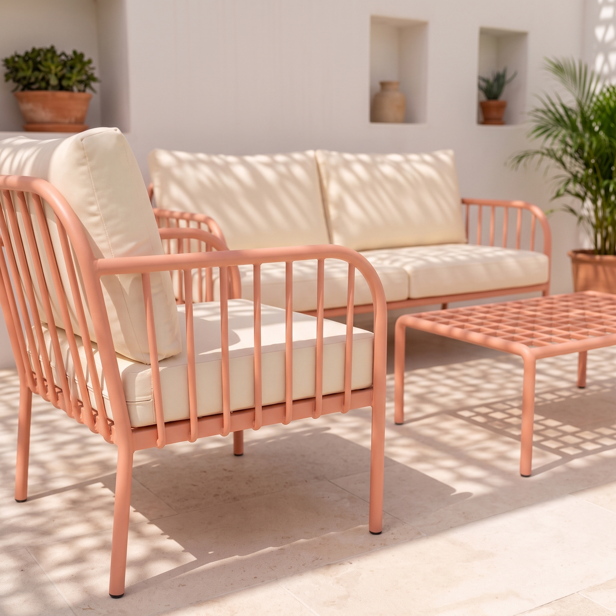 Garden Sofa Set #SL-6002, close view