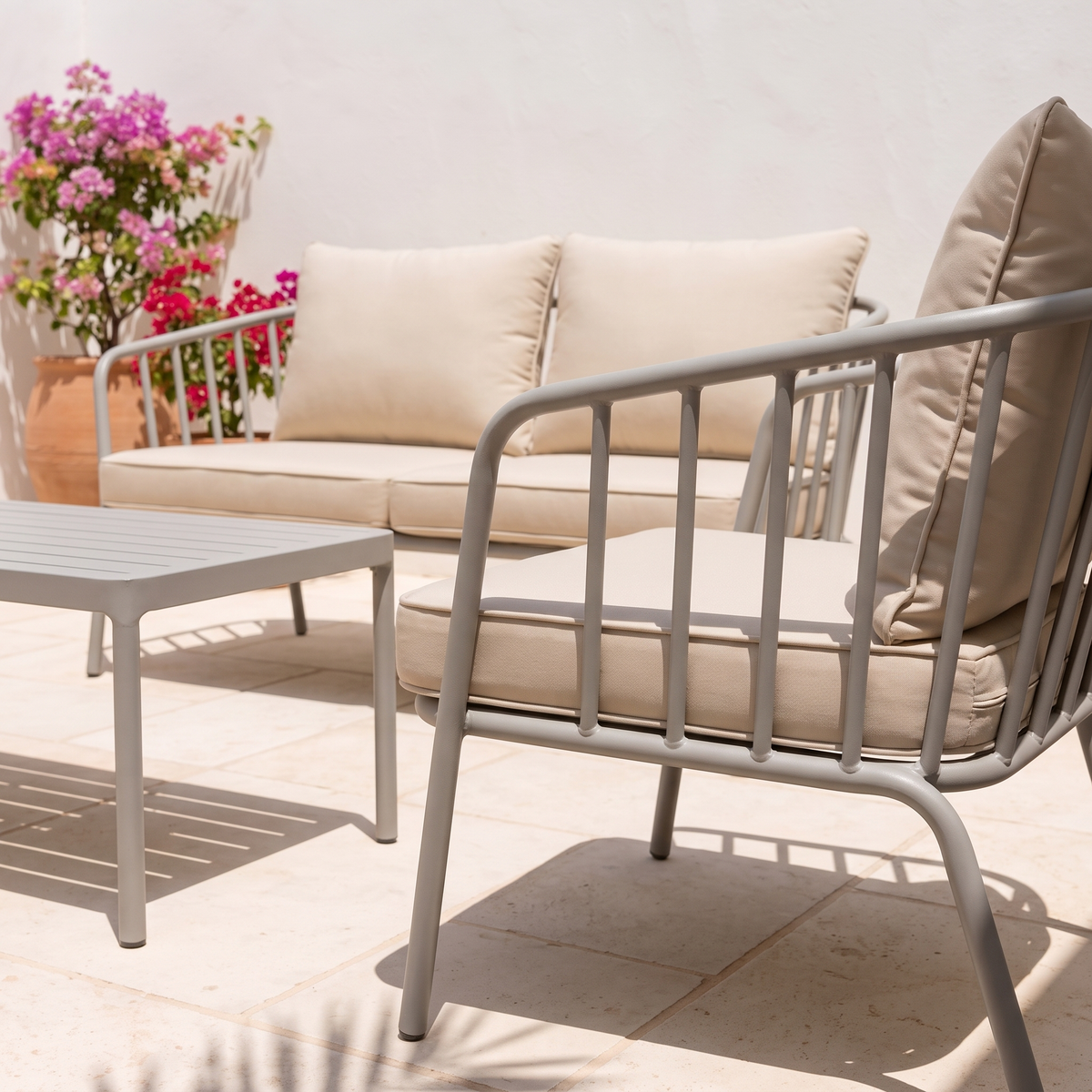 Garden Sofa Set #SL-6001, close view