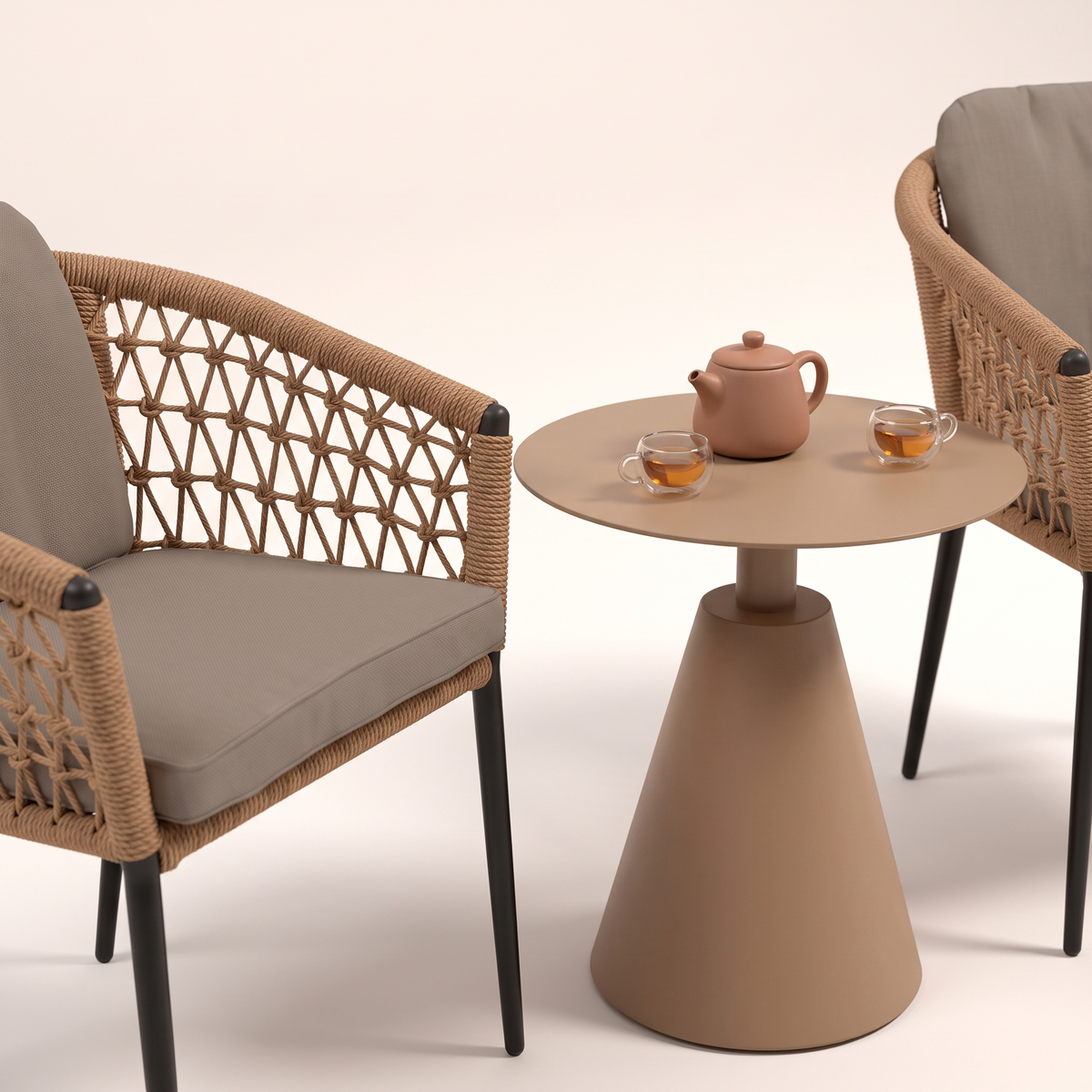 Garden Table Set #D30008-3, styled detail