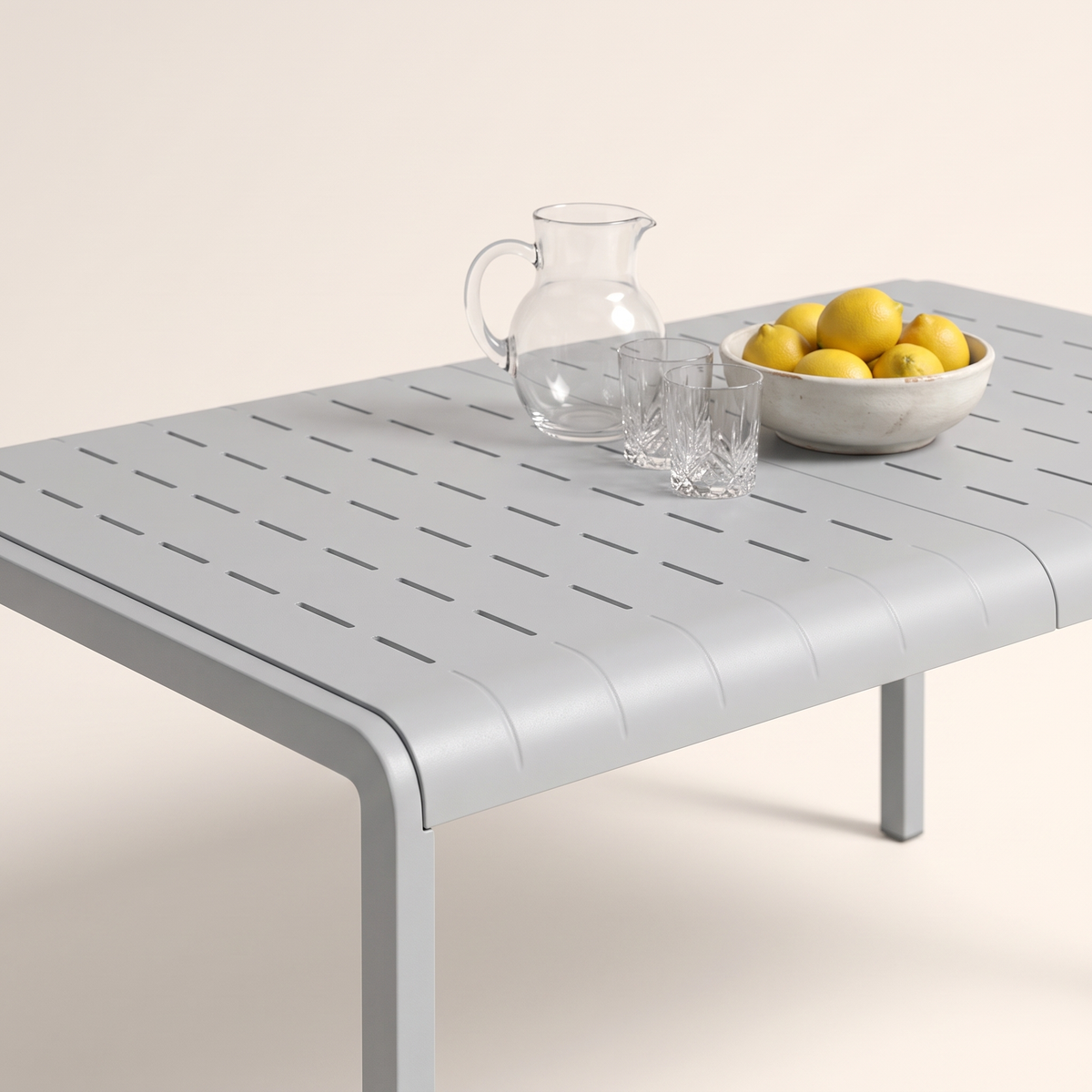 Garden Table #SL-342-2, styled detail