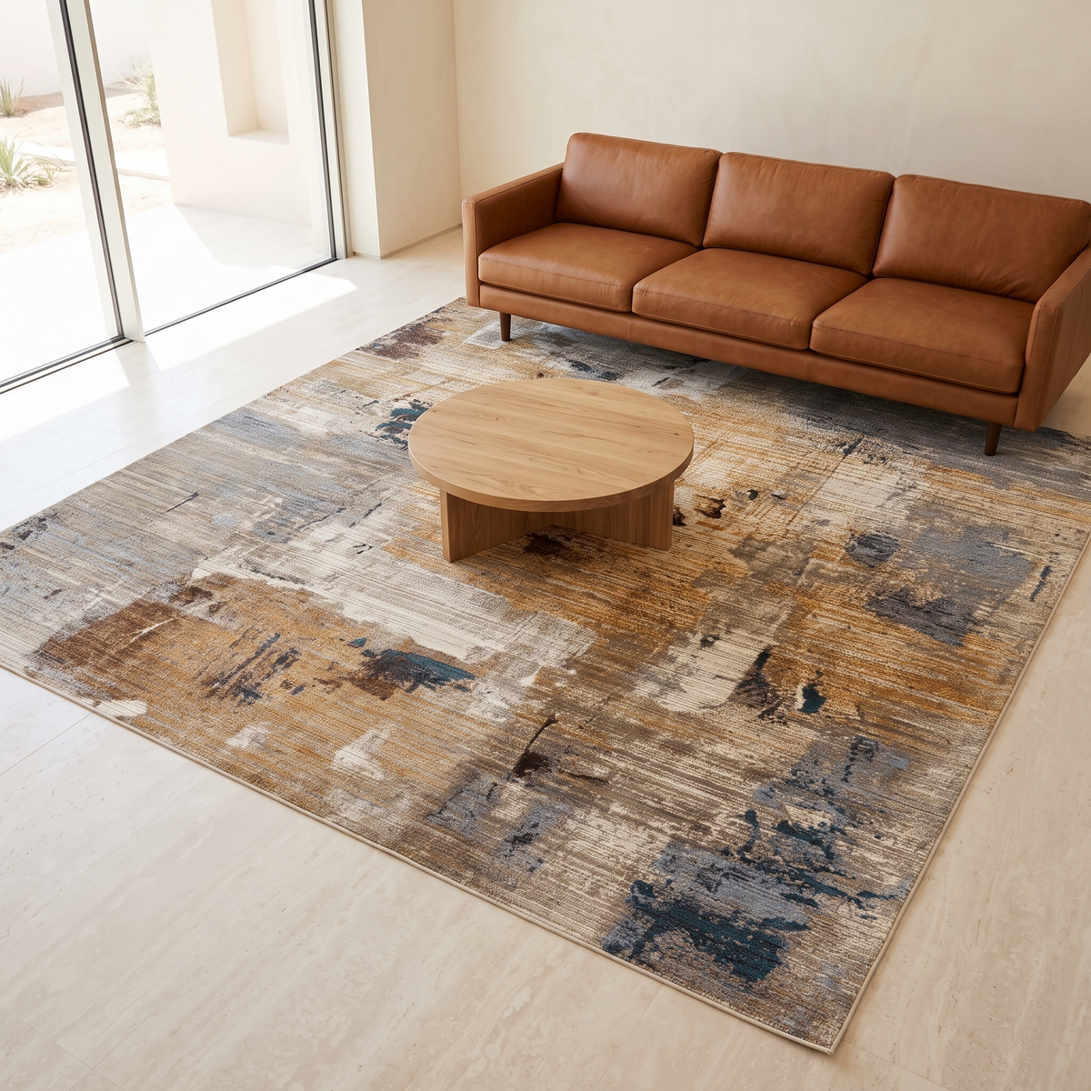 160×220 Mojave Carpet Rug #8021 in a Muscat home