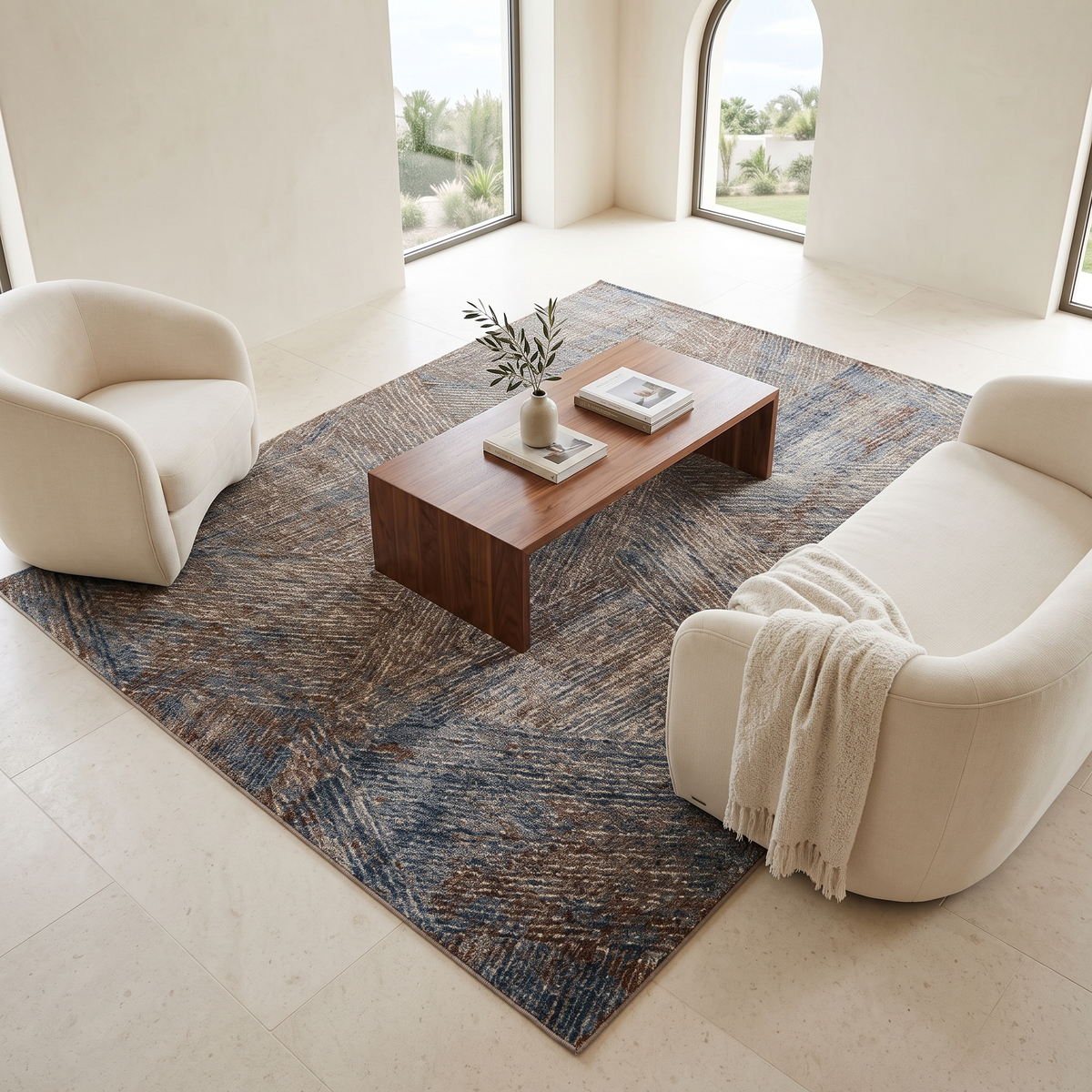 160×220 Mojave Carpet Rug #4153, second room view
