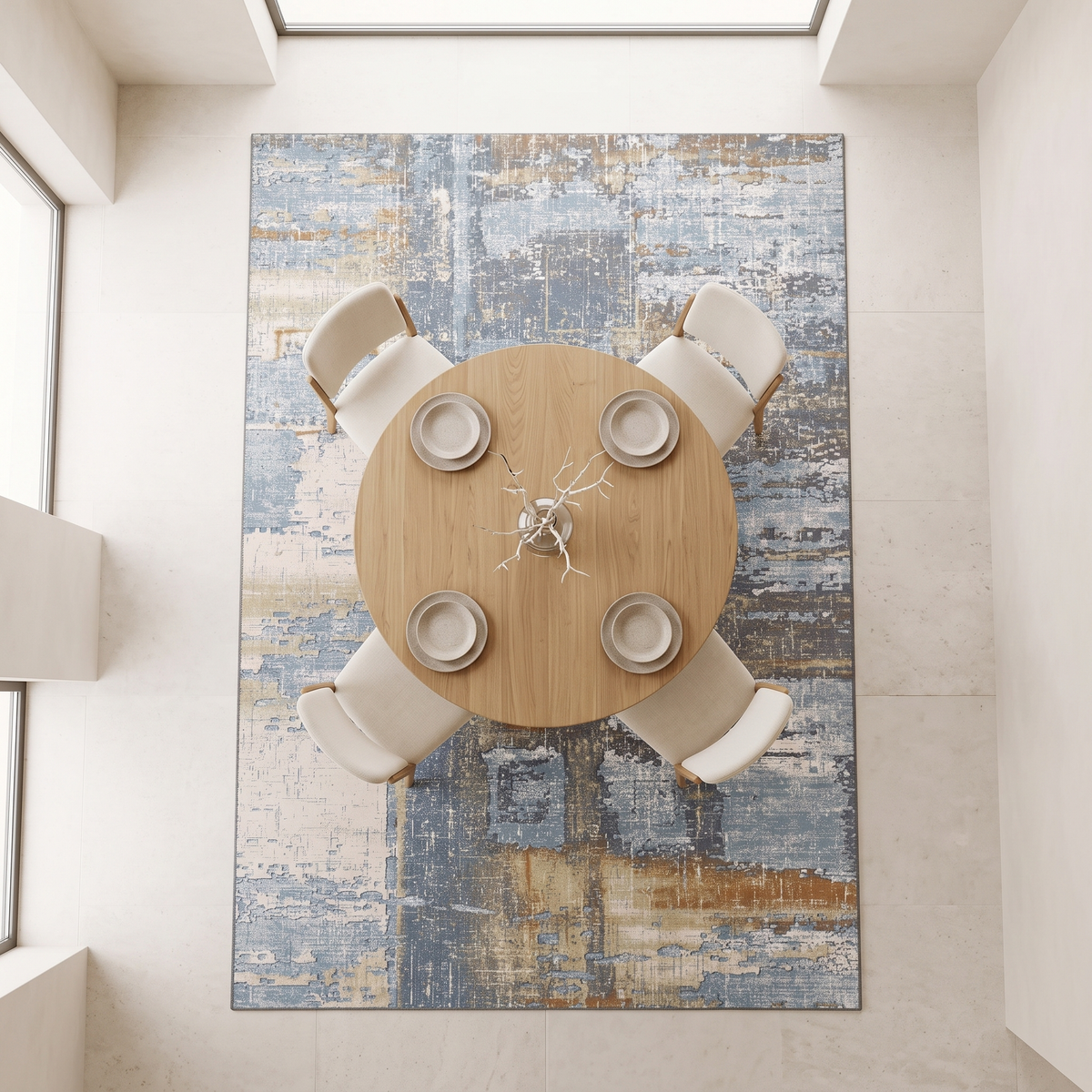 160x230 Carpet Rug #P06774-17204A, second room view