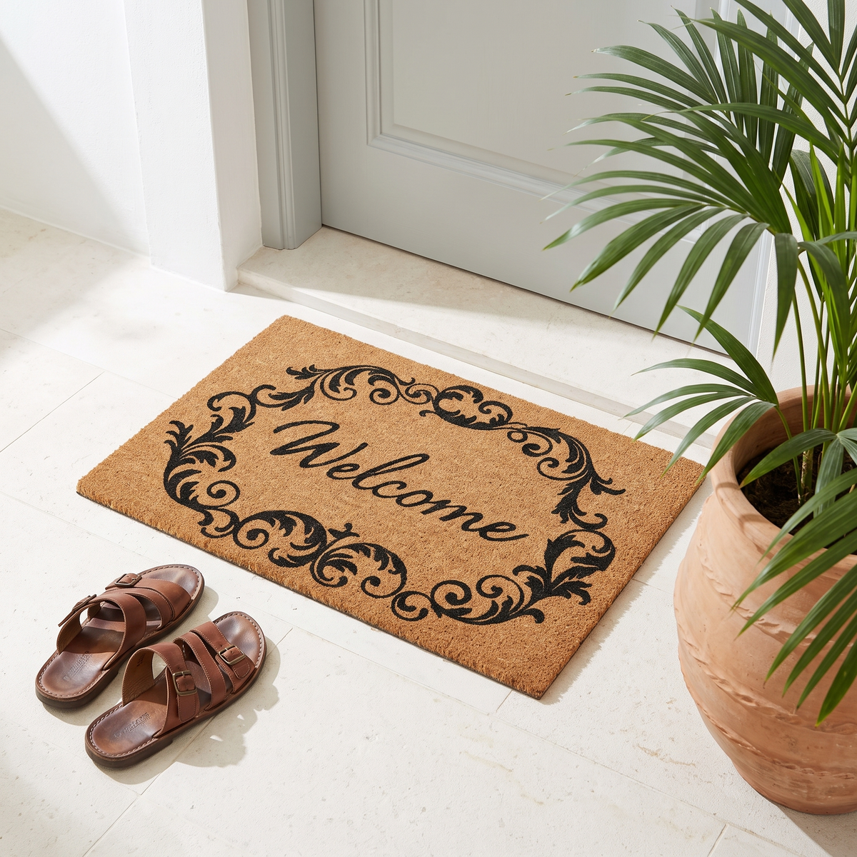 Welcome Print Doormat #25378, second room view