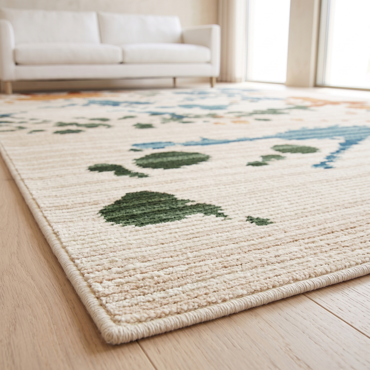 160×220 Ural Carpet Rug #49092, close view