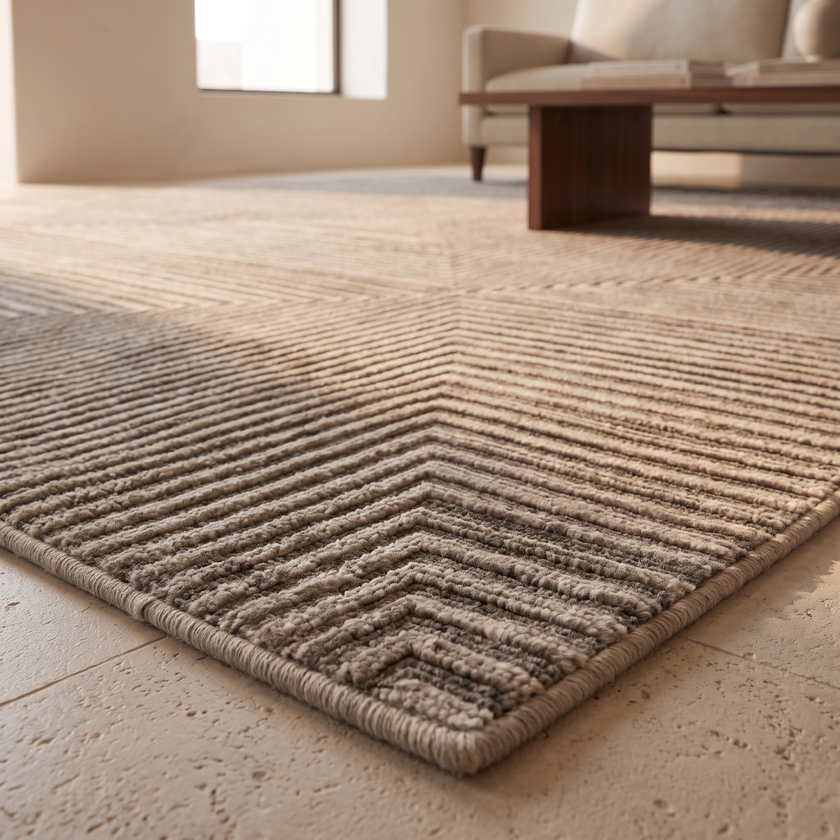 160×220 Mojave Carpet Rug #4150, close view