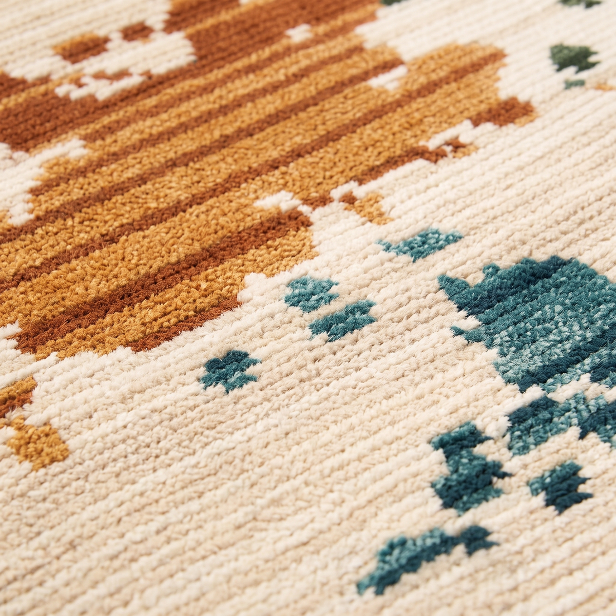 160×220 Ural Carpet Rug #49092, material detail