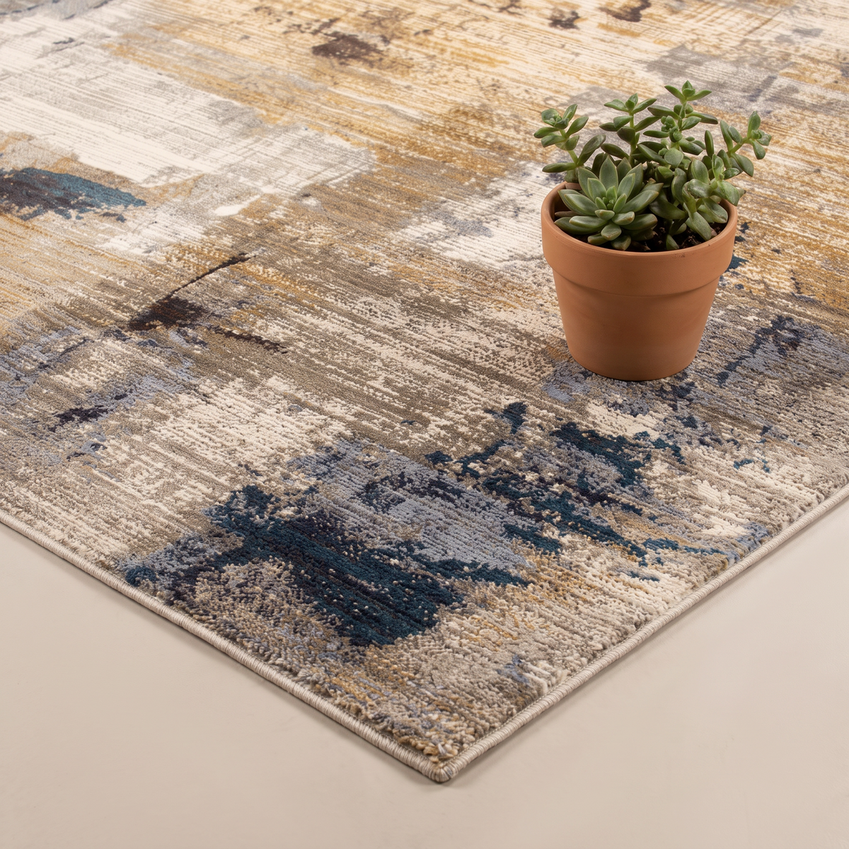 160×220 Mojave Carpet Rug #8021, styled detail