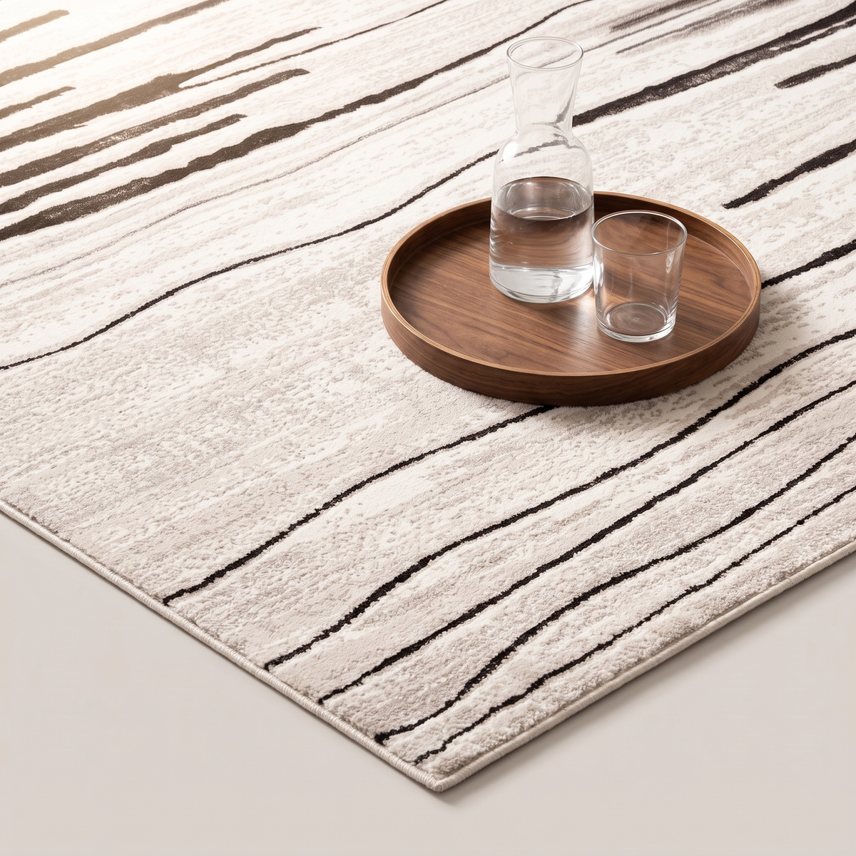320x420 Ledex Rug #59001Y, styled detail